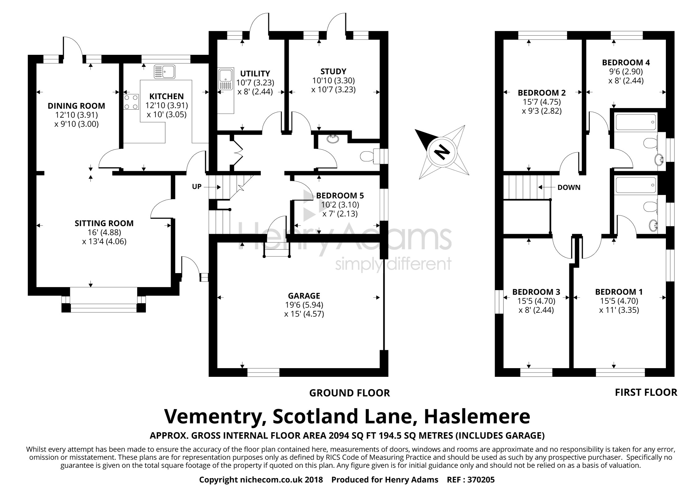 5 Bedrooms Detached house for sale in Scotland Lane, Haslemere GU27