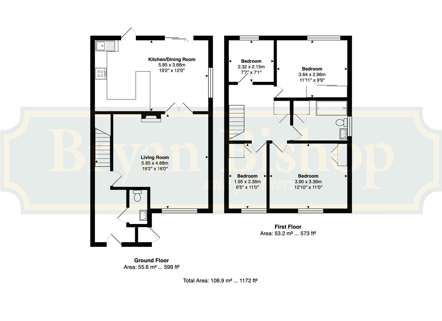 3, The Birches, Hitchin floorplan