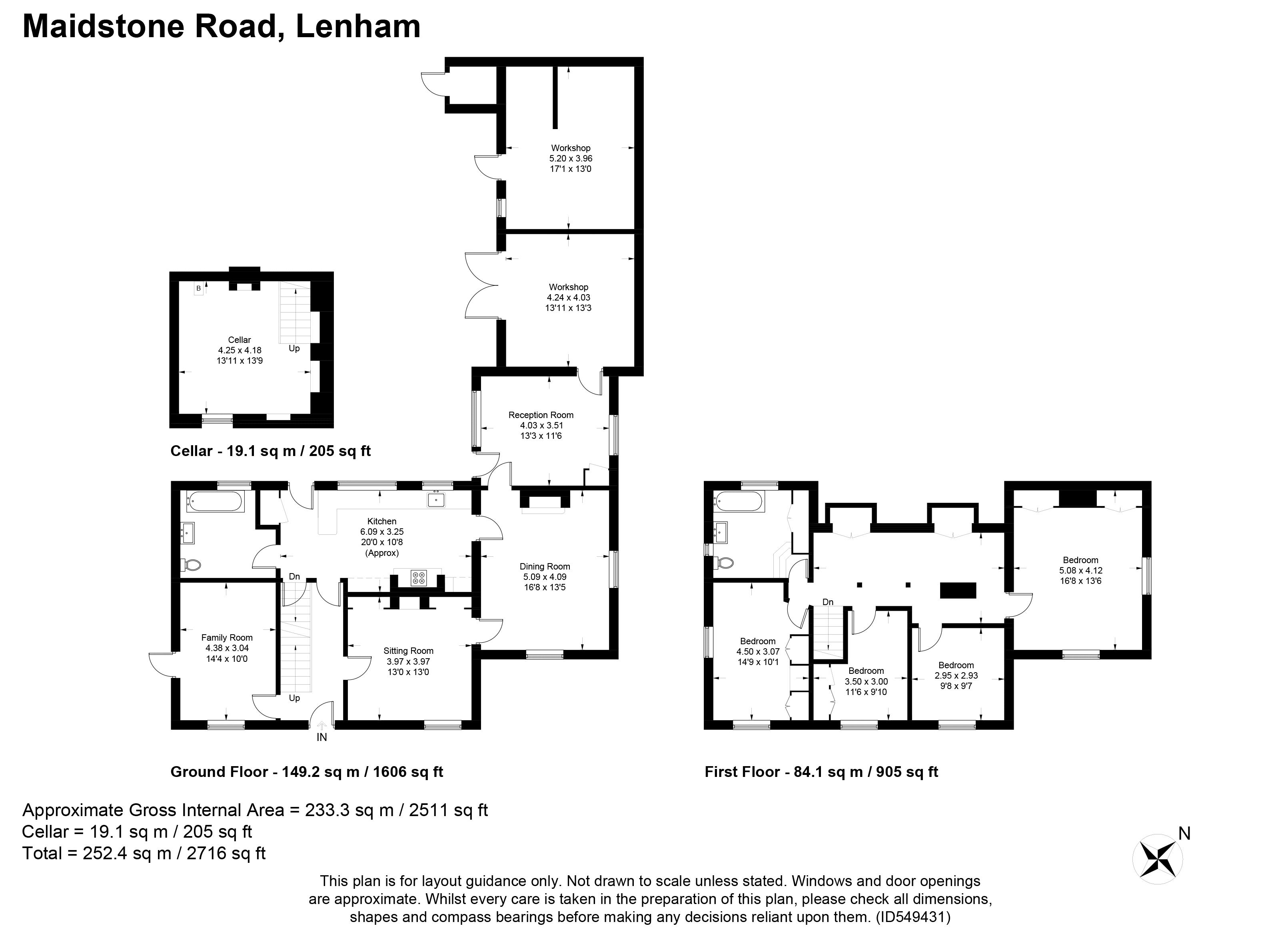 4 Bedrooms Detached house for sale in Maidstone Road, Lenham, Maidstone ME17