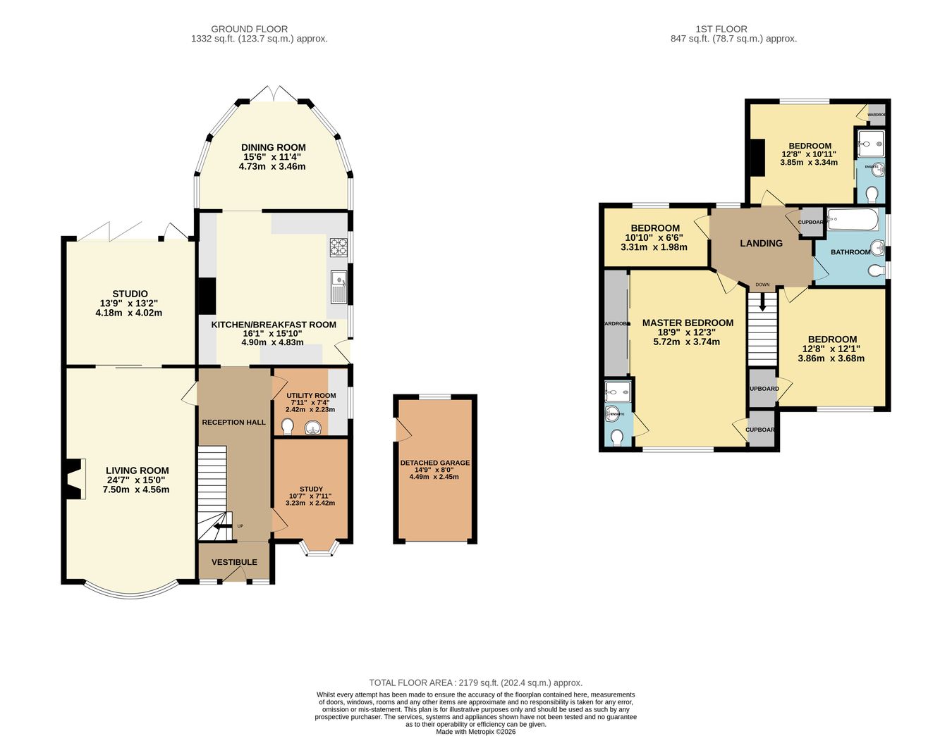 4, Richmond Road, Bexhill-on-Sea floorplan