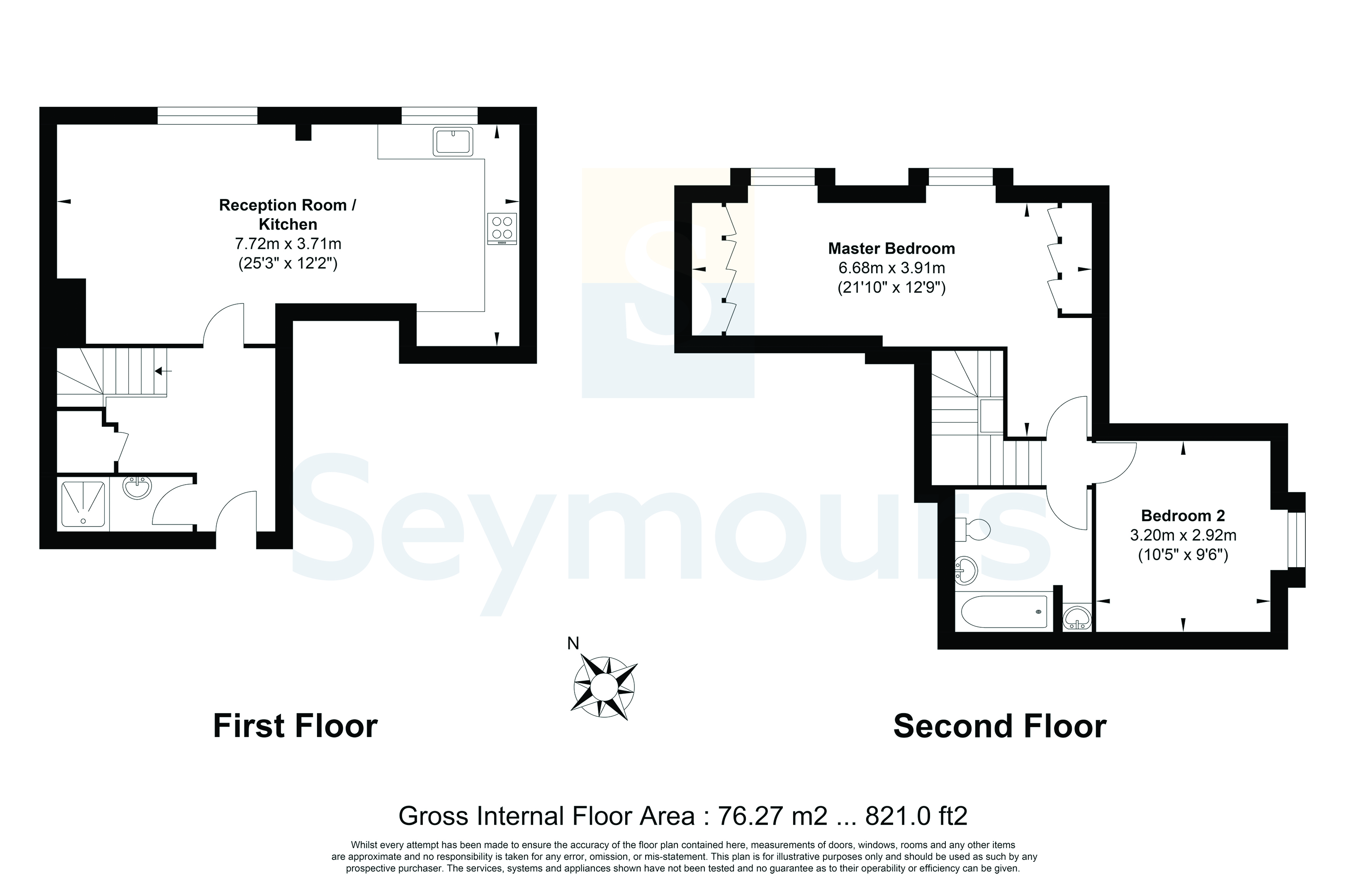 Flat 12, Worplesdon Hill House,, Heath House Road, Surrey floorplan