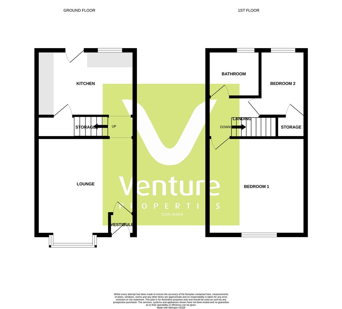 99, Brunton Street, Darlington floorplan