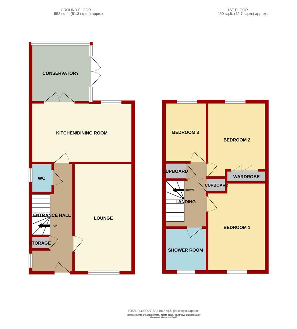 1, Meadow View, Lydney floorplan