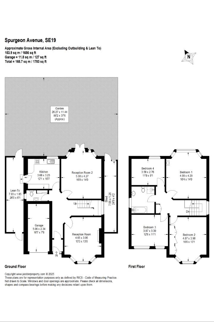 3, Spurgeon Avenue, London floorplan