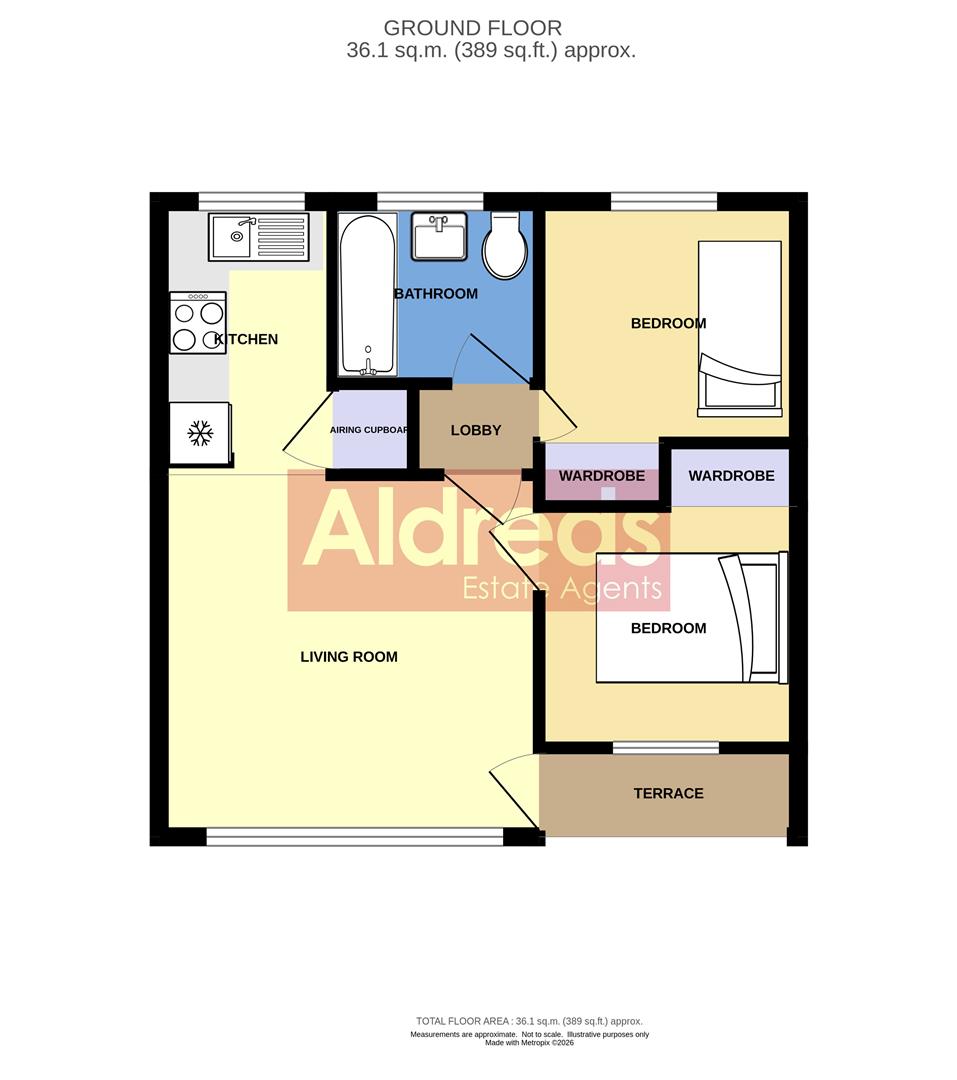 417, California Sands California Road, Great Yarmouth floorplan