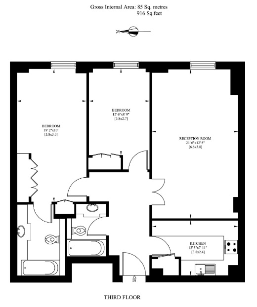 2 Bedrooms Flat to rent in Marsham Street, Westminster, London SW1P