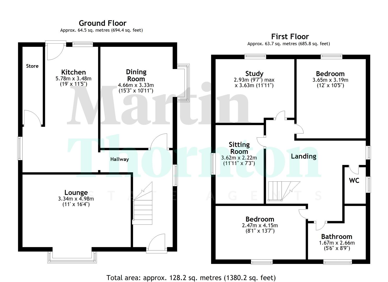 27, Woodhouse Lane, Brighouse floorplan