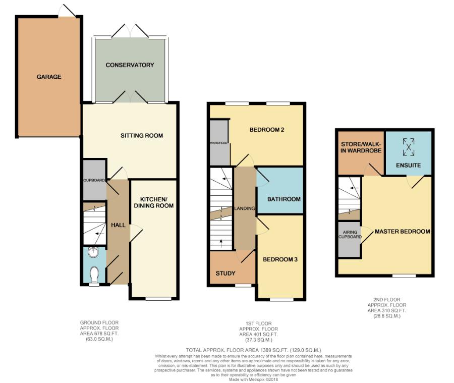 3 Bedrooms Semi-detached house for sale in Baxendale Way, Uckfield TN22