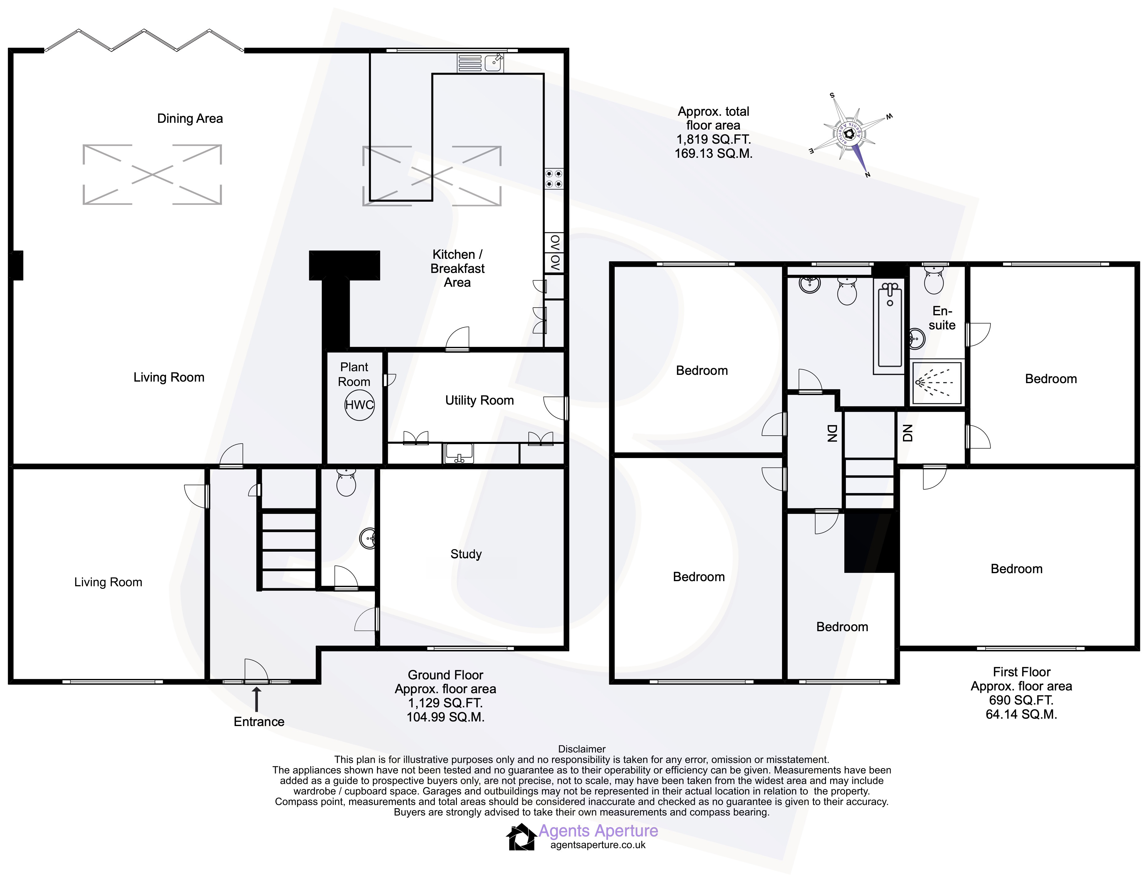 13, Priory Mead, Brentwood floorplan