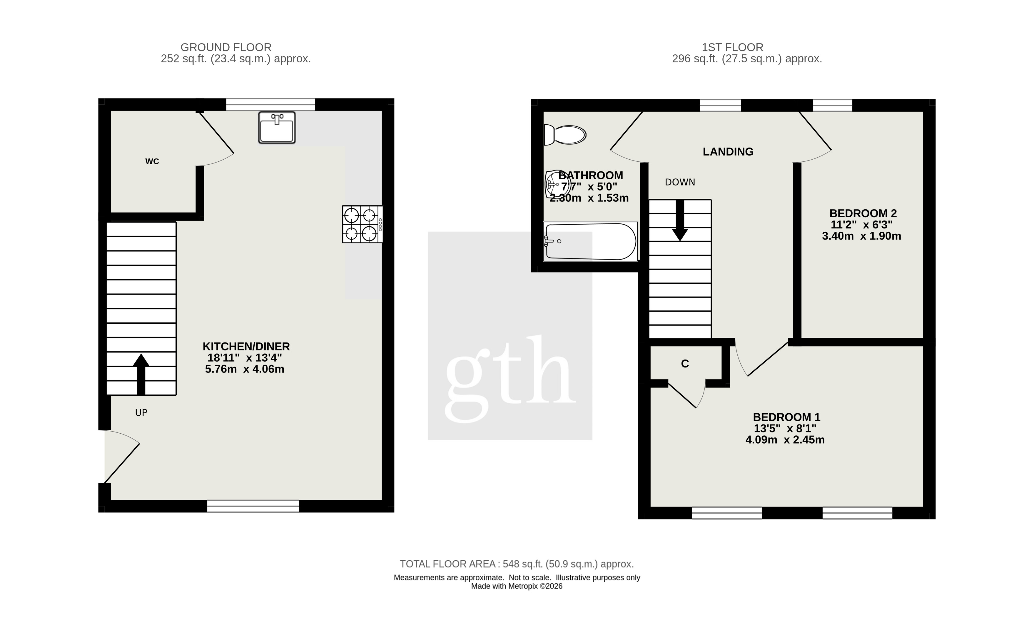 1 Monarch Mews,, Combe Street, Chard floorplan