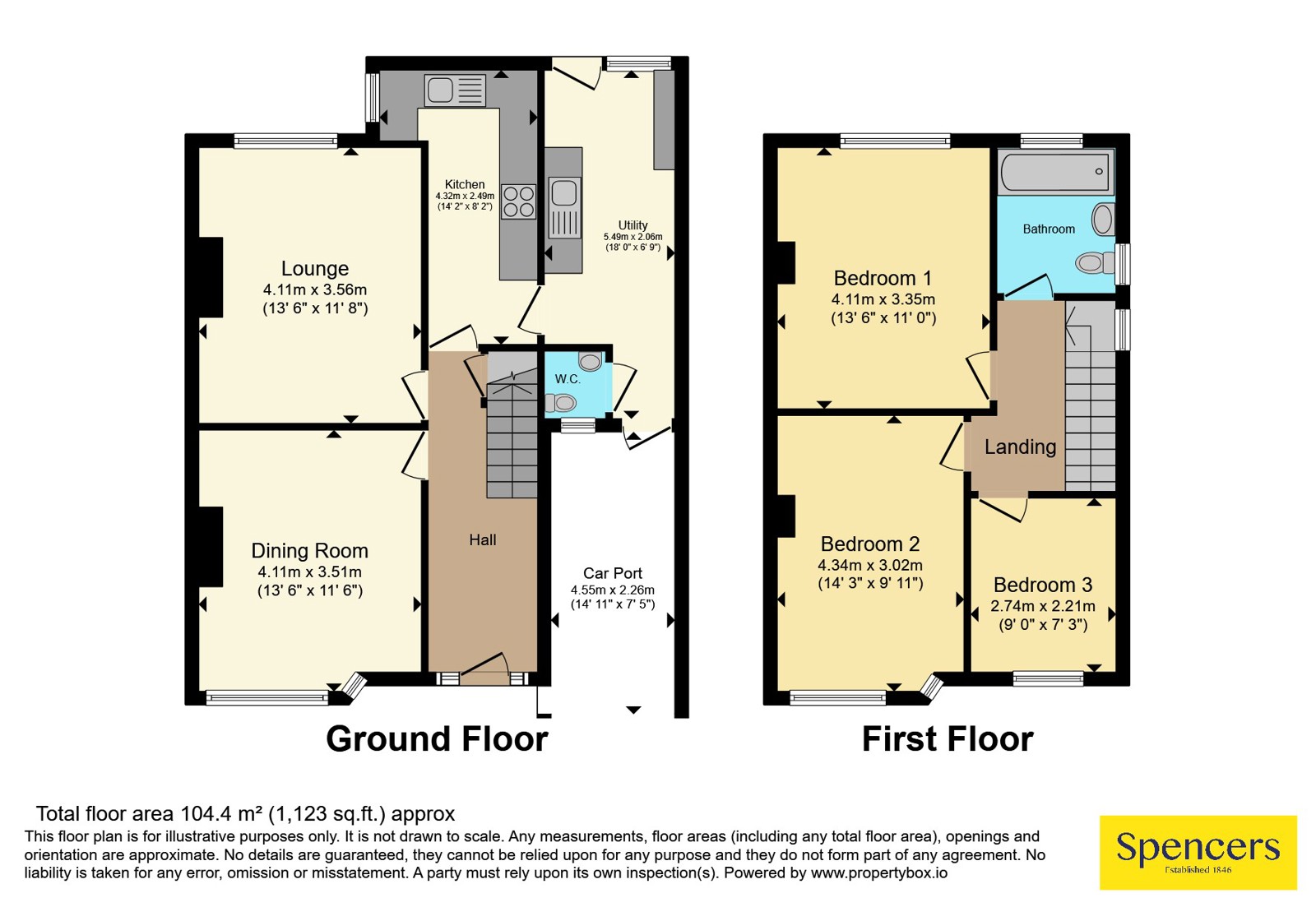 85, Orchard Road, Leicestershire floorplan