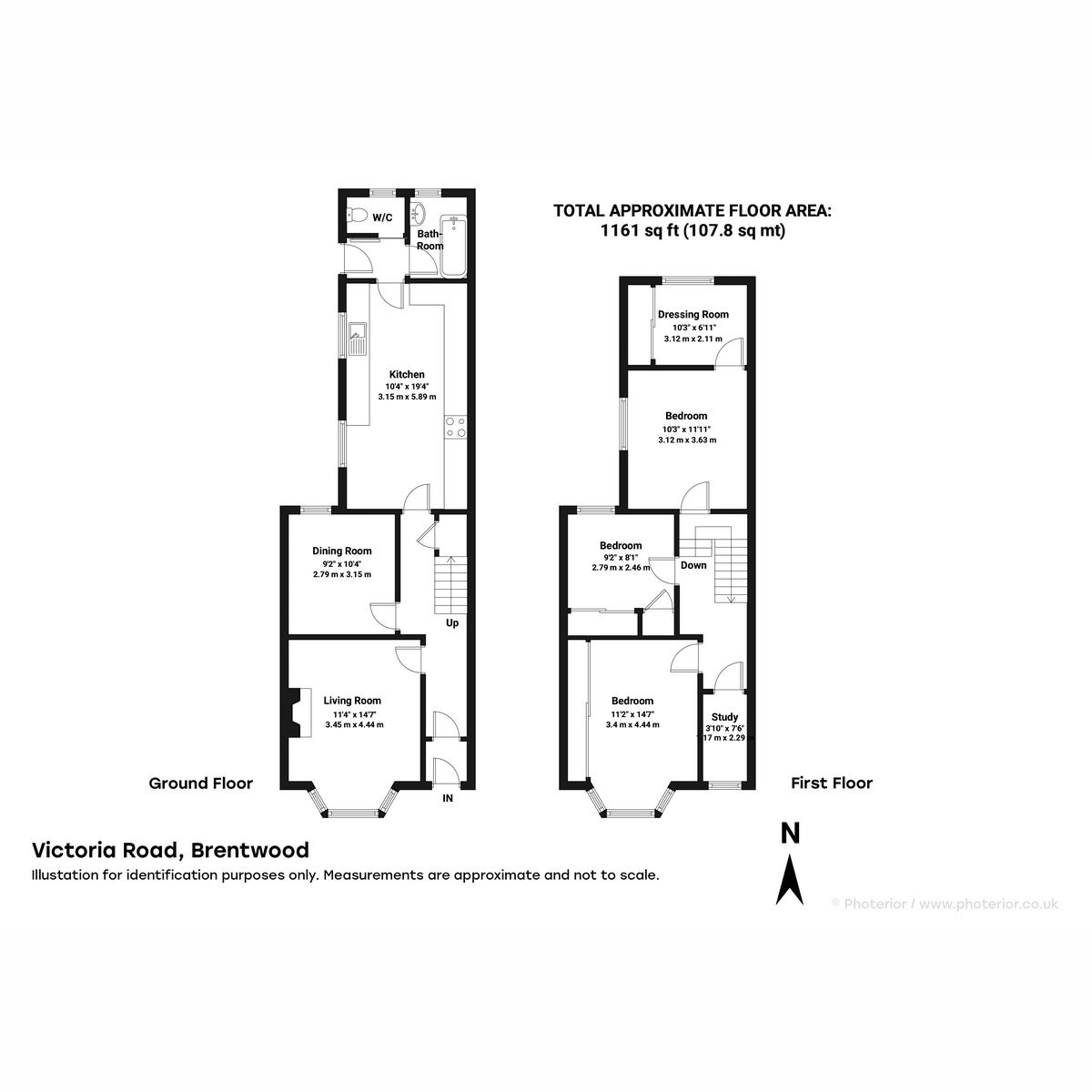 59, Victoria Road, Brentwood floorplan