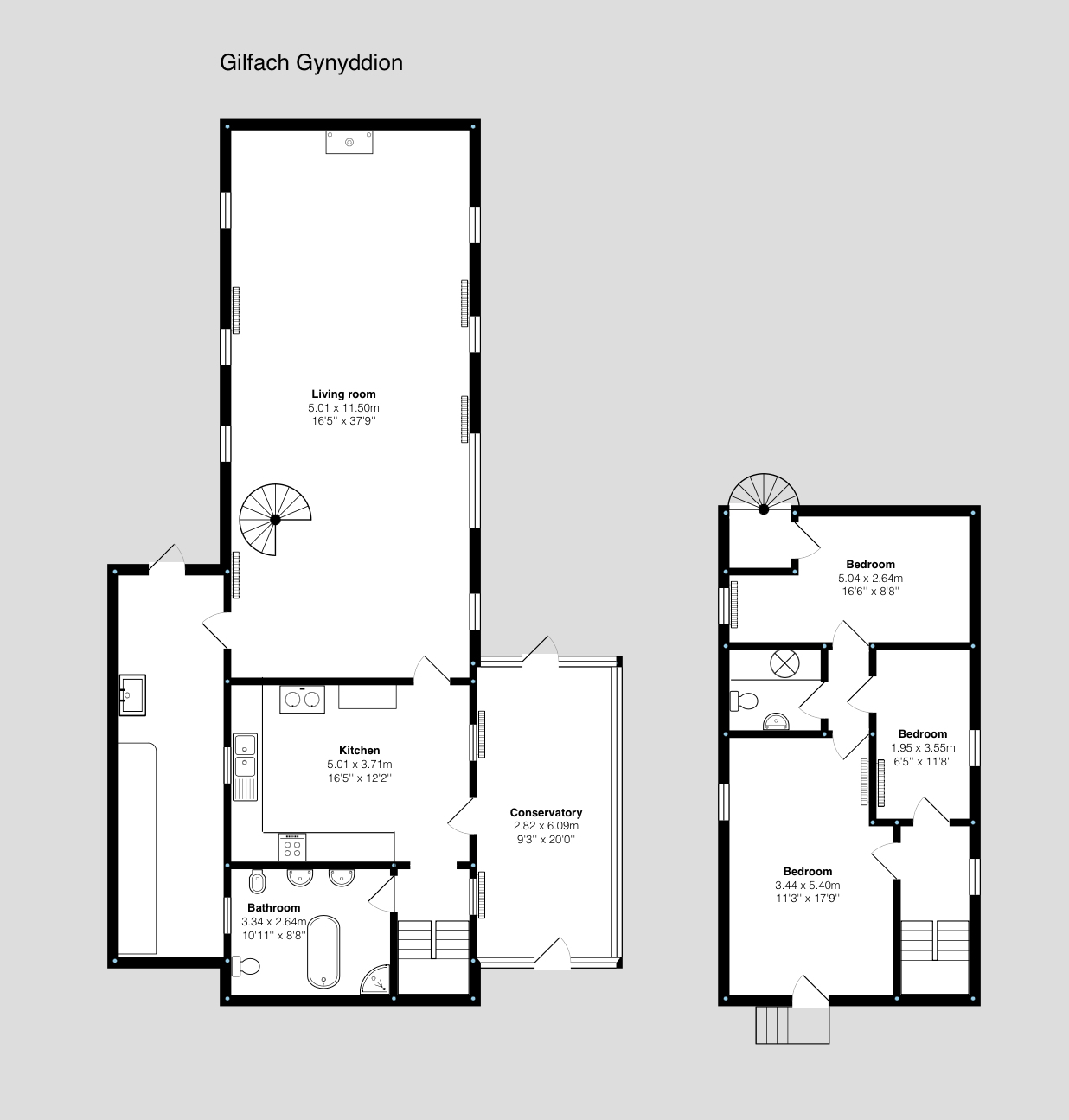 Gilfach Barn, Gilfach Barn, Banc y Ffordd, Llandysul floorplan