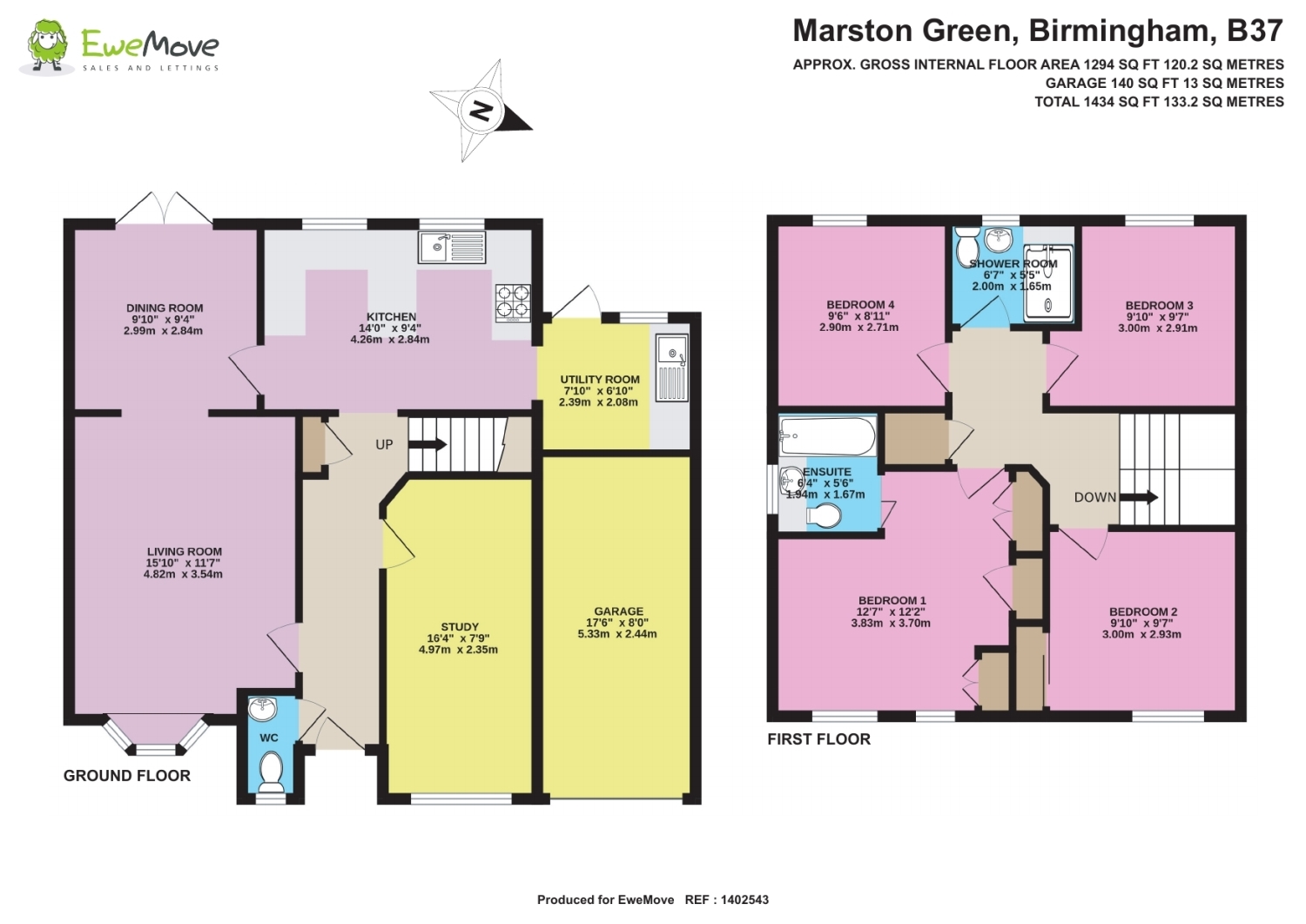 18, FARNDON AVENUE, BIRMINGHAM floorplan