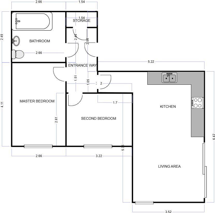 Flat 26, 265, Palatine Road, Manchester floorplan