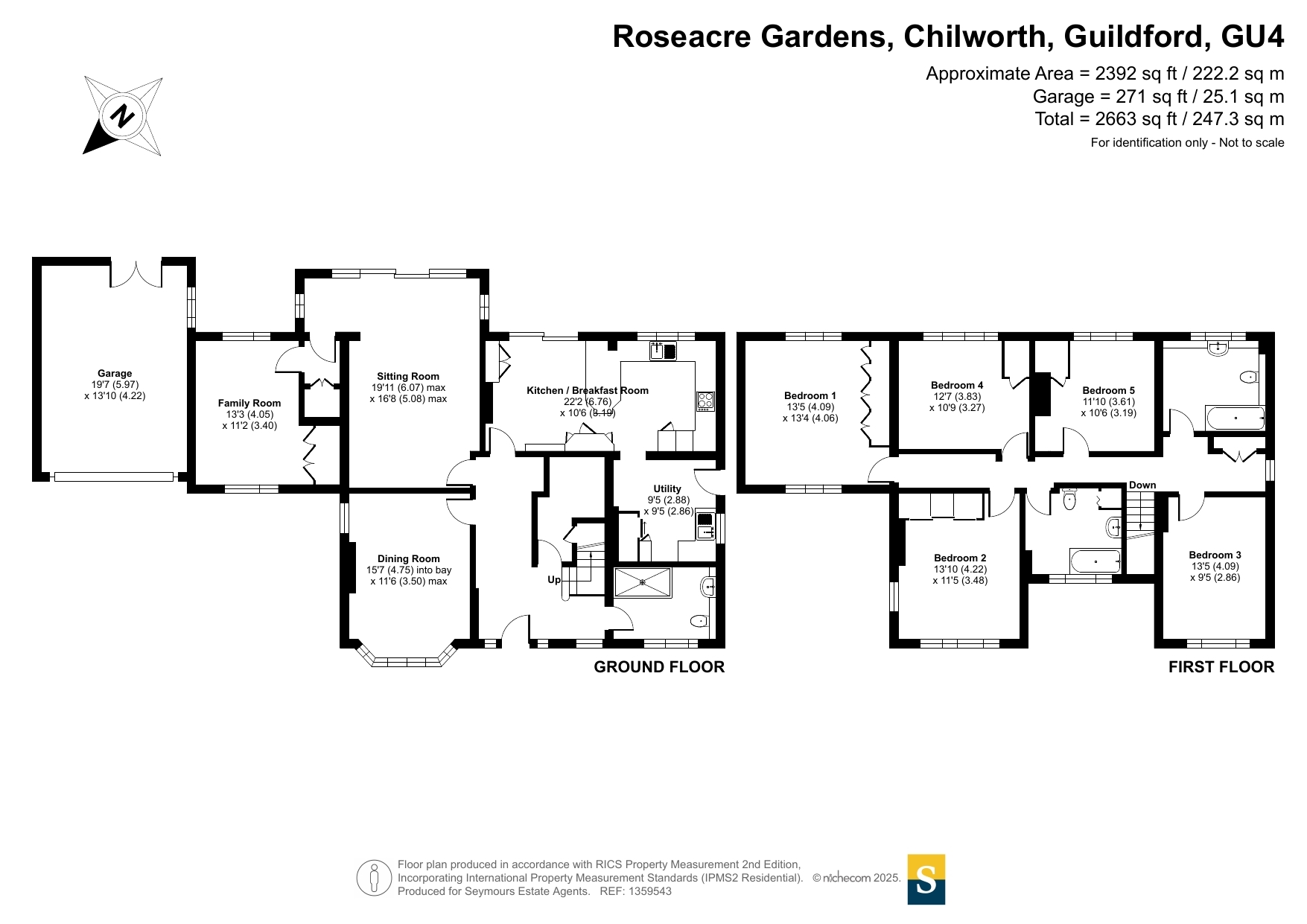 Ansteys, 7, Roseacre Gardens, Guildford floorplan