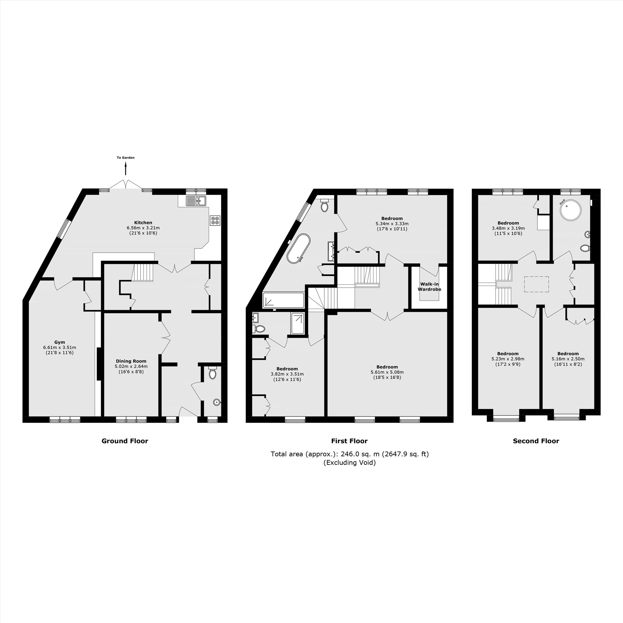 226, Belsize Road, London floorplan