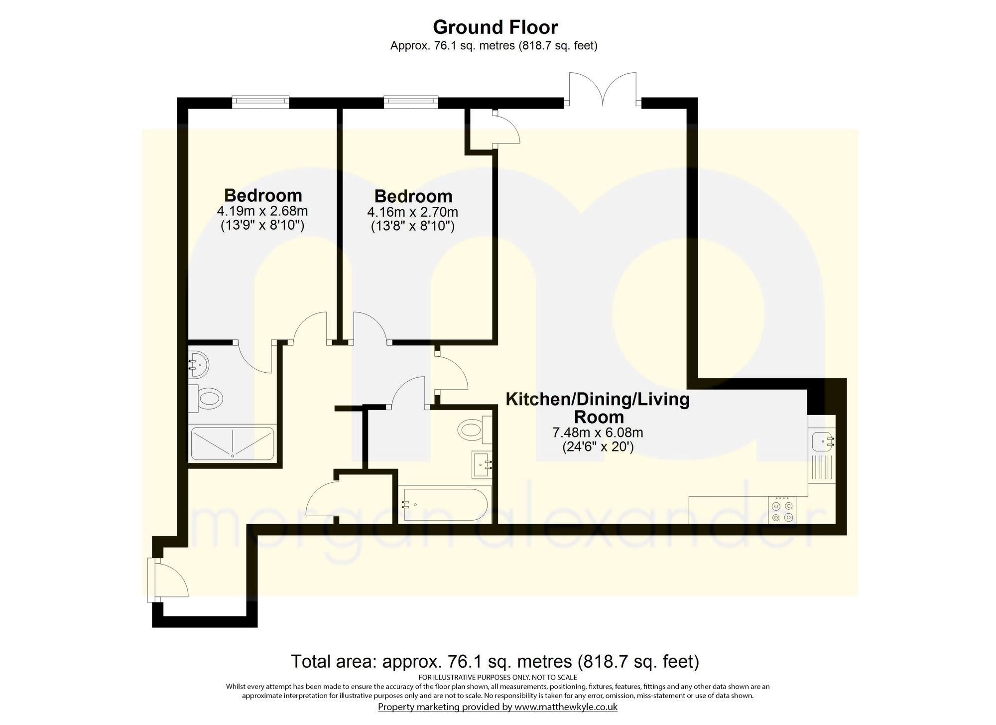 kingsmead court, Constables Way, Hertford floorplan