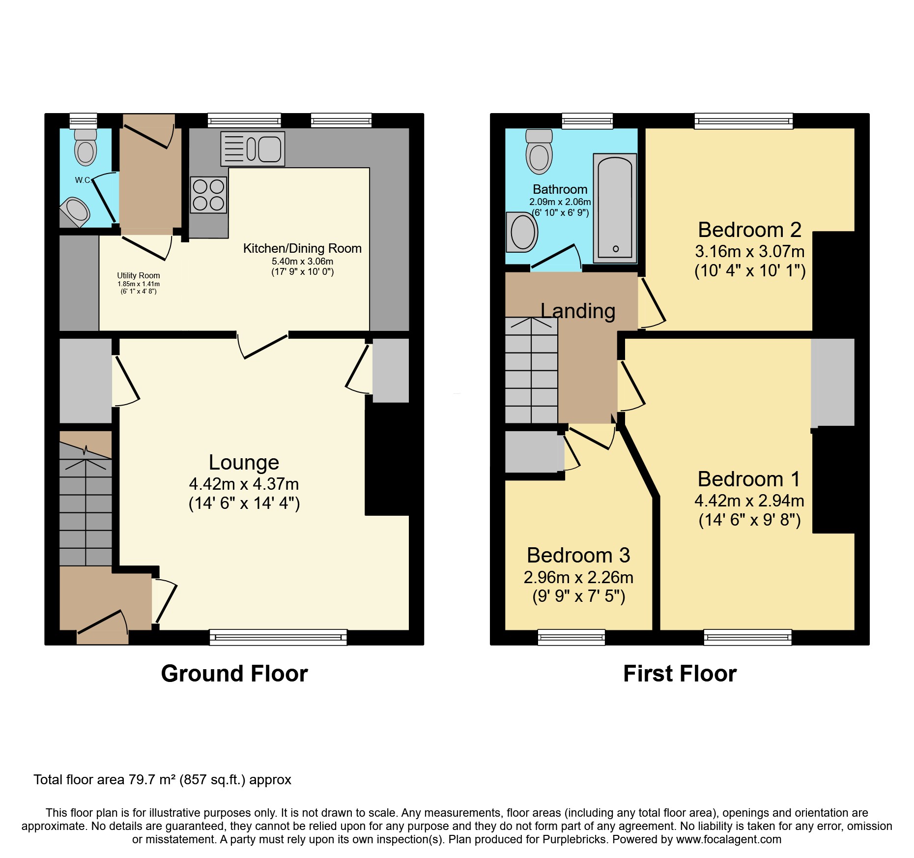 Collingwood Road, NewbigginByTheSea NE64, 3 bedroom end terrace
