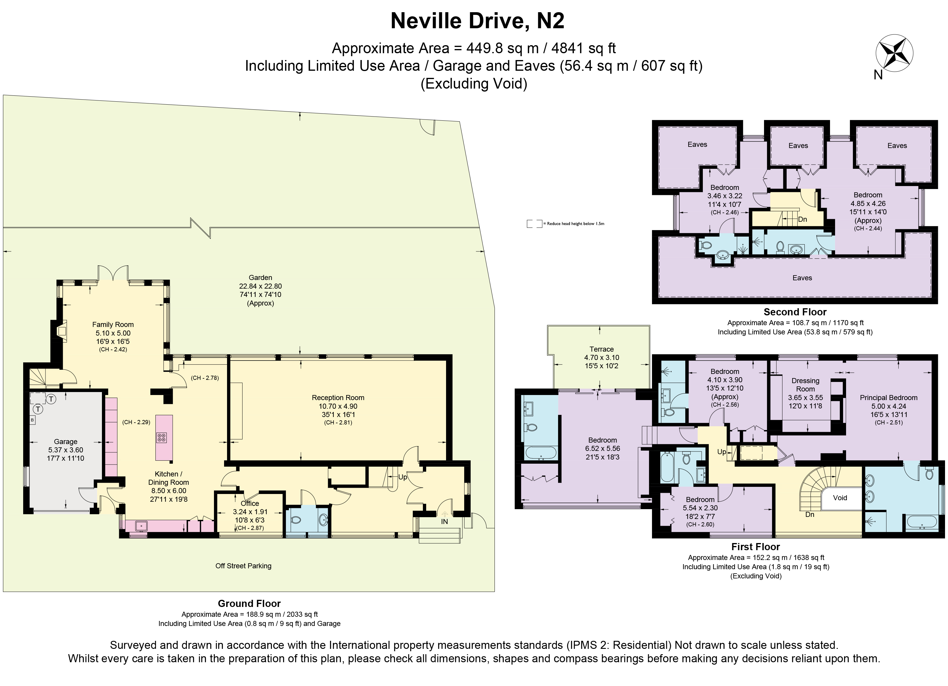 14, Neville Drive, London floorplan