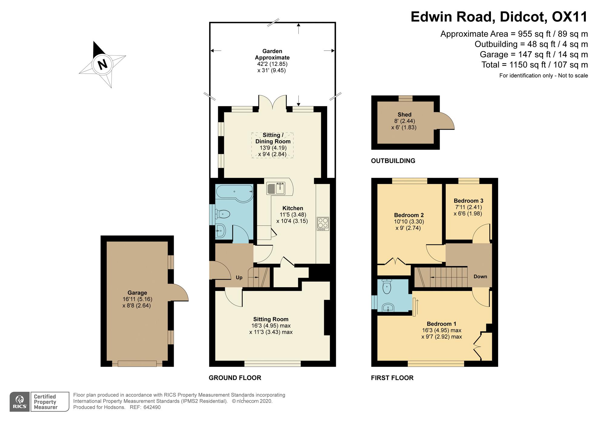 3 bed semidetached house for sale in Edwin Road, Didcot OX11 Zoopla