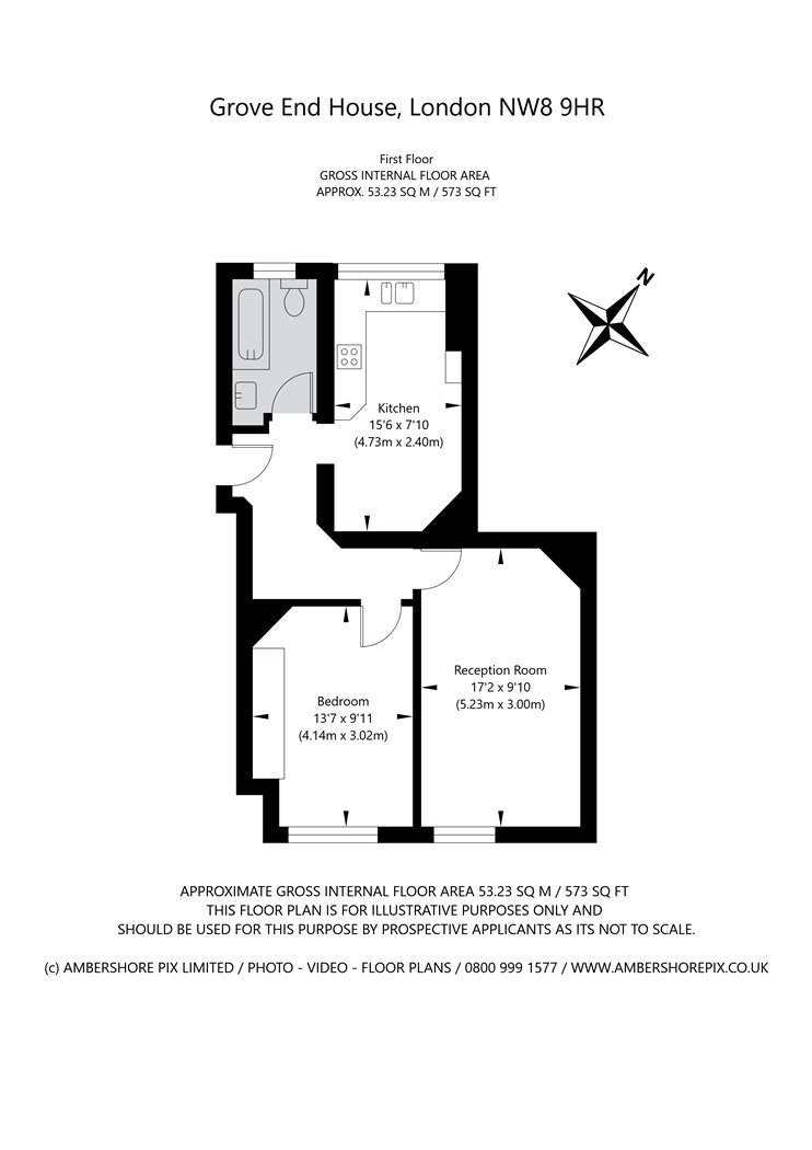 1o, Grove End House, St John's Wood floorplan