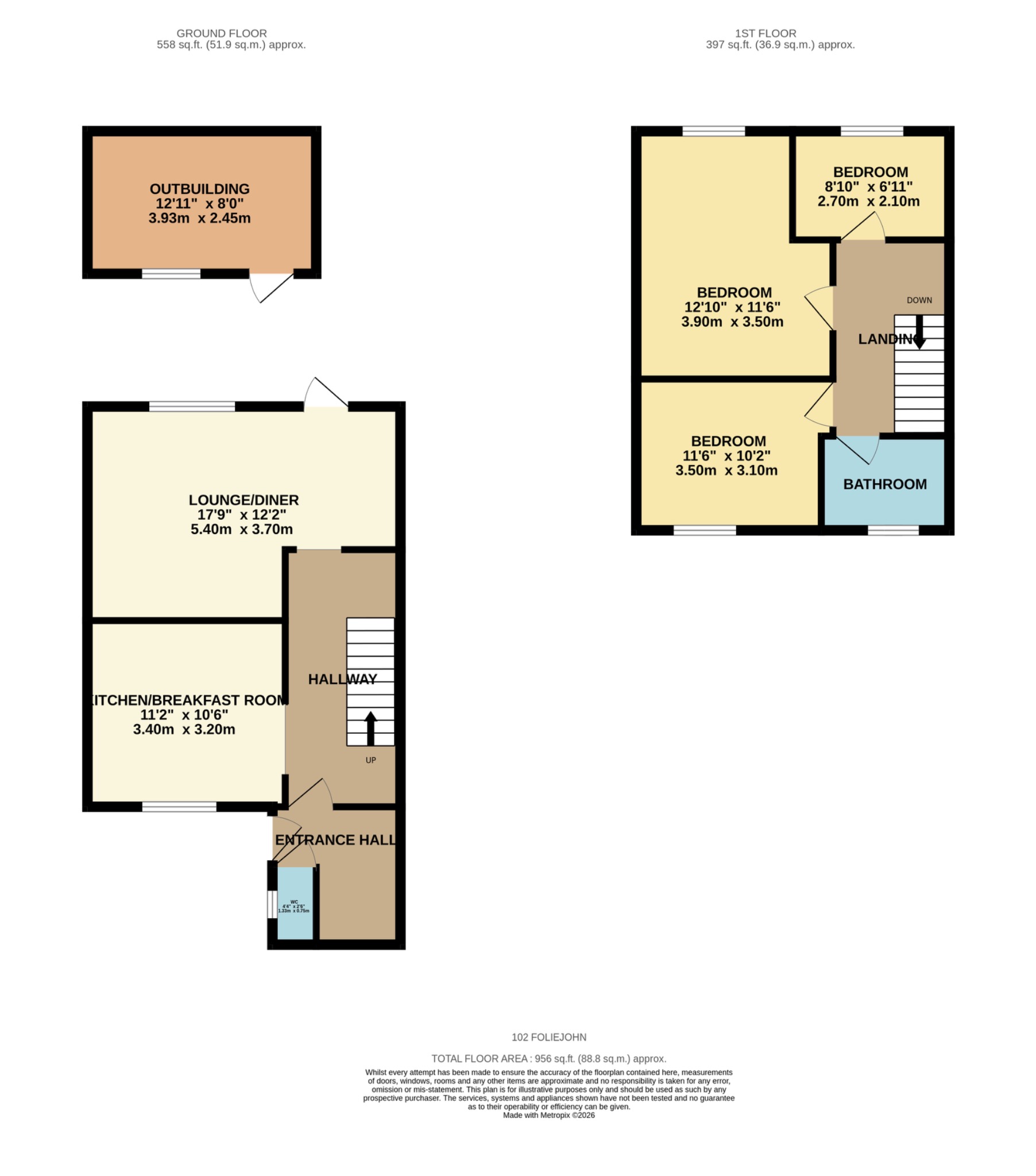 102, Foliejohn Way, Berkshire floorplan
