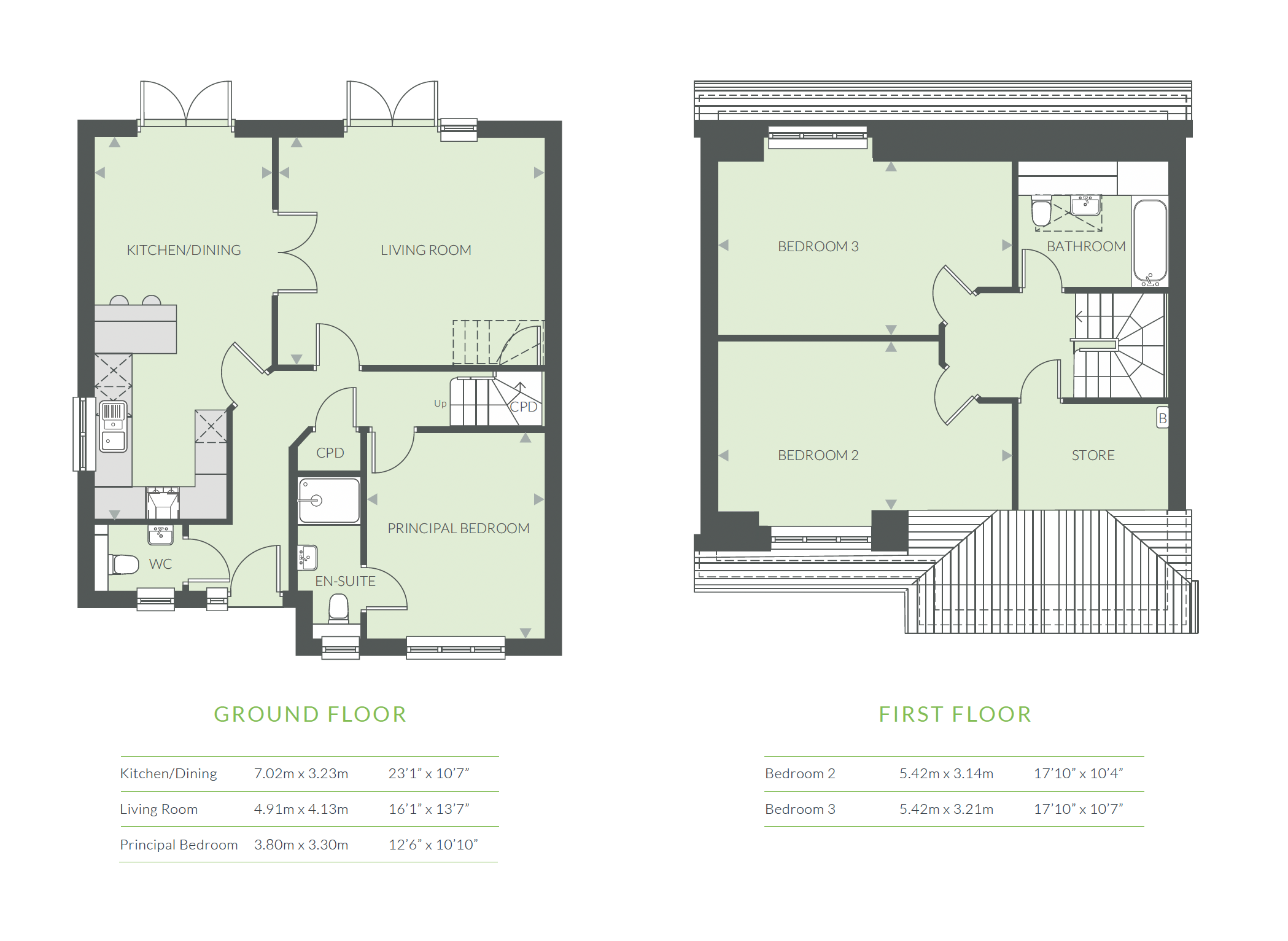The Holly, St Petroc, Padstow floorplan