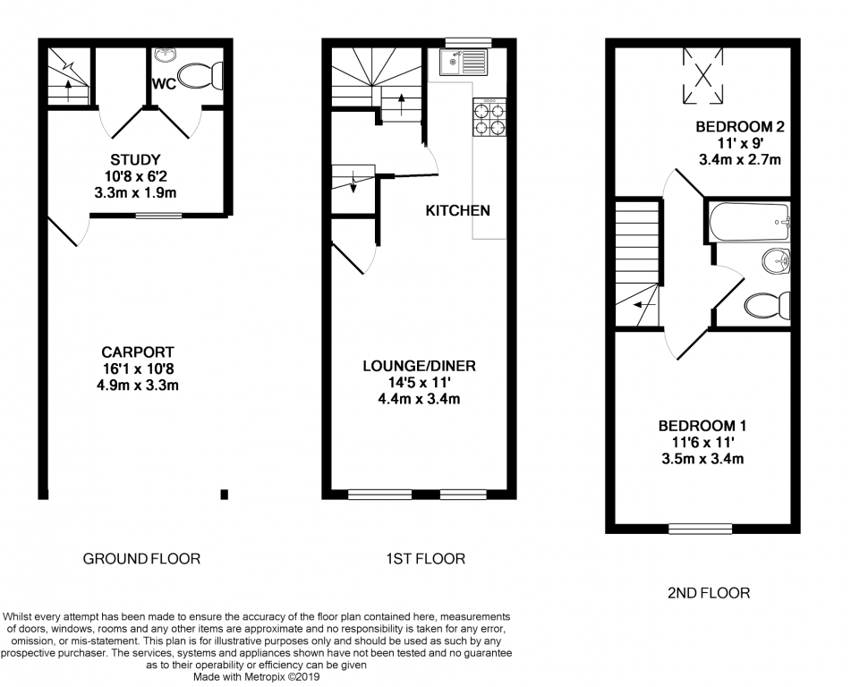 2 Bedrooms Terraced house for sale in Stone Terrace, 2A Peabody Road, Farnborough GU14