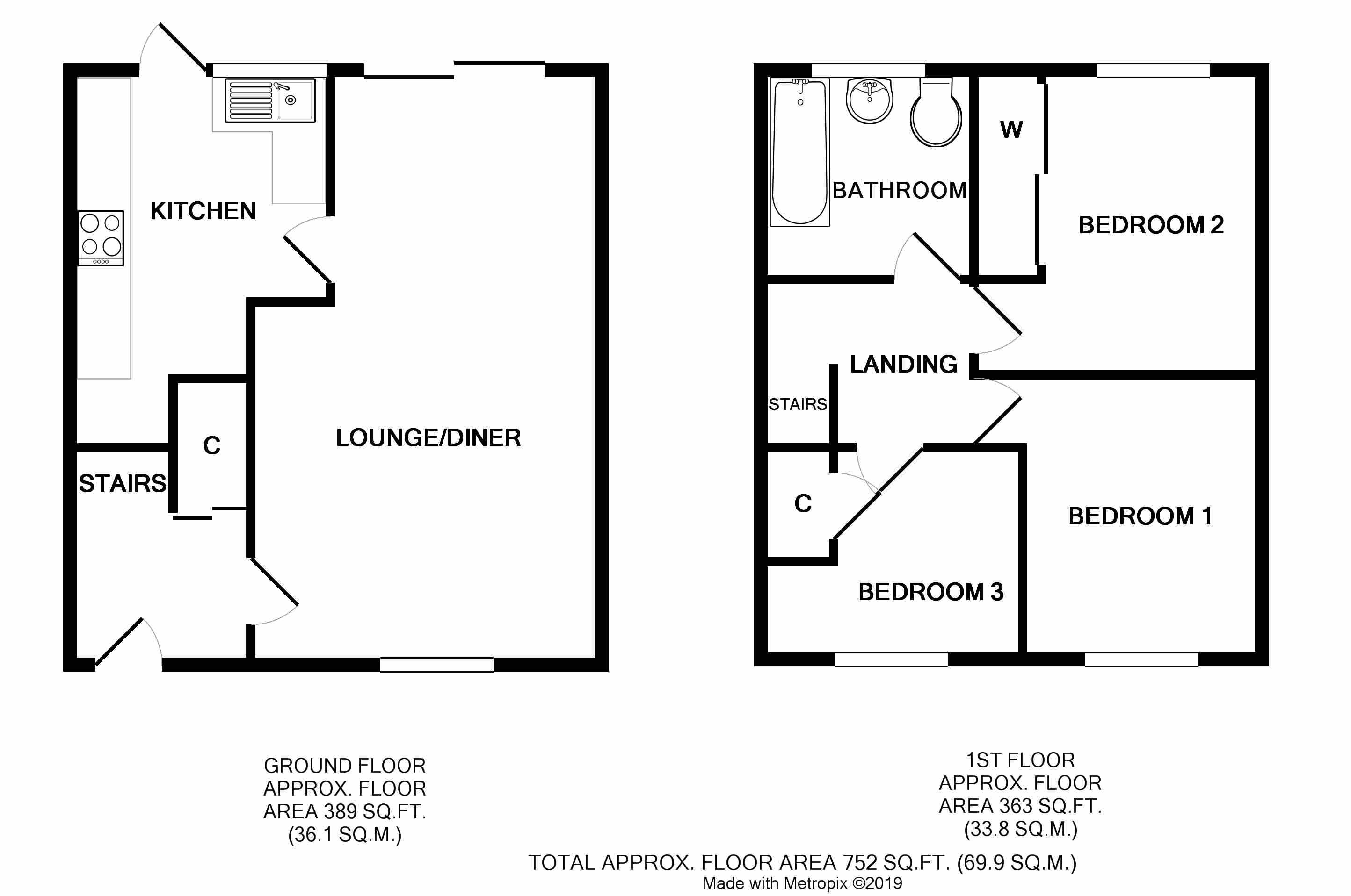 3 Bedrooms Semi-detached house for sale in 46 Calder House Road, Mid Calder EH53