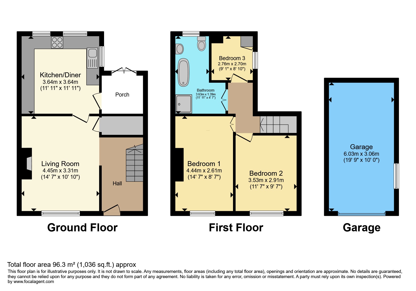 3, Top Heaths Row, Brown Edge, Stoke-on-trent floorplan