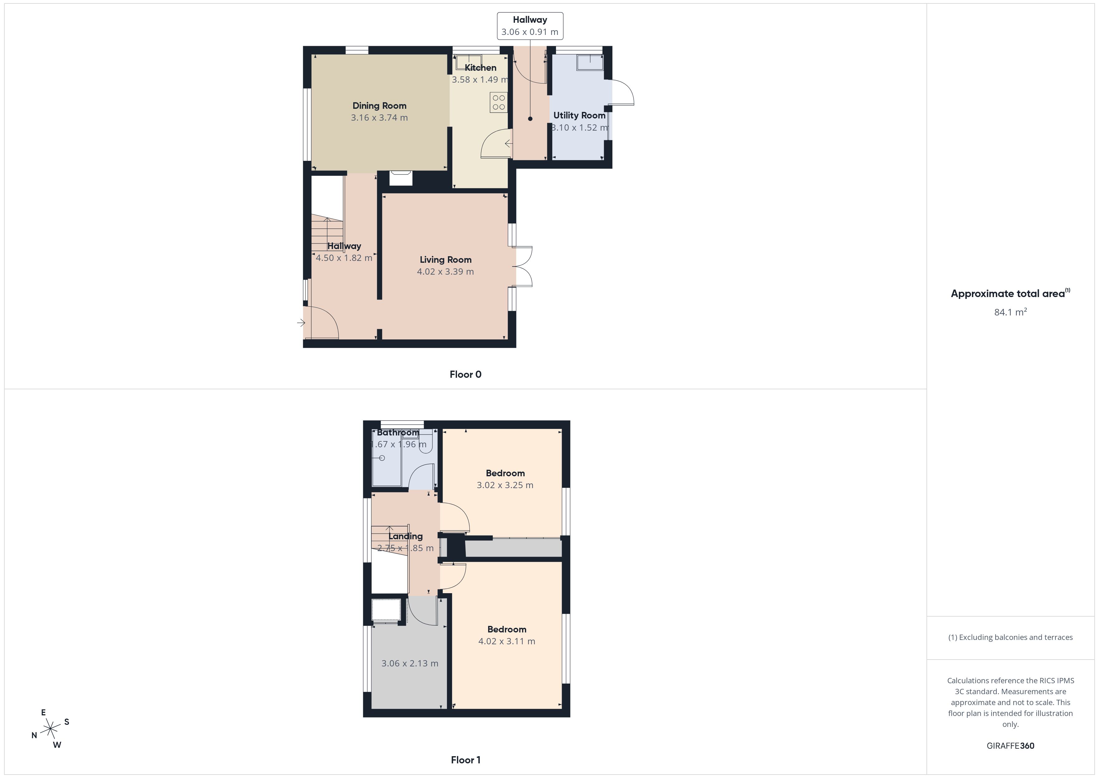14, Meadway, Caldicot floorplan