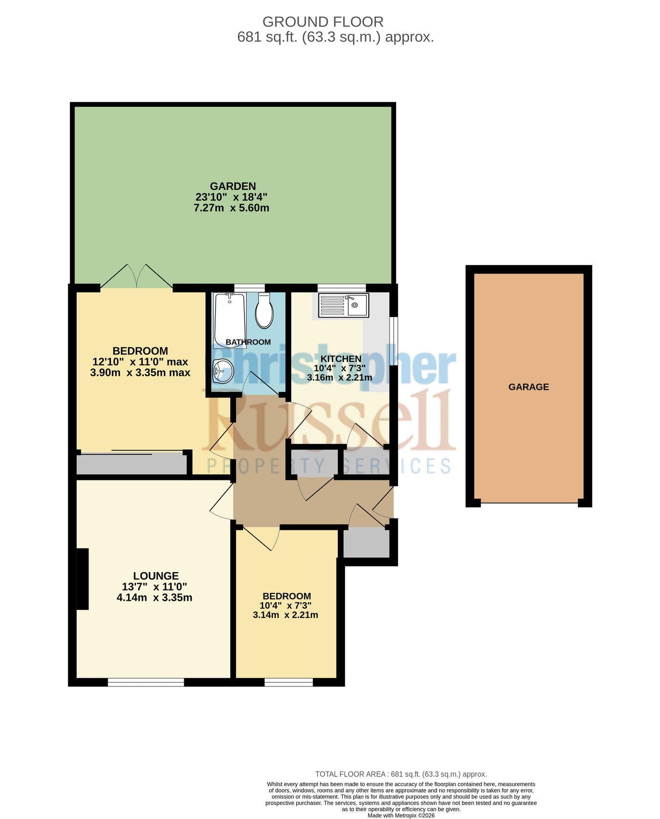 Millbrook Avenue, Welling floorplan