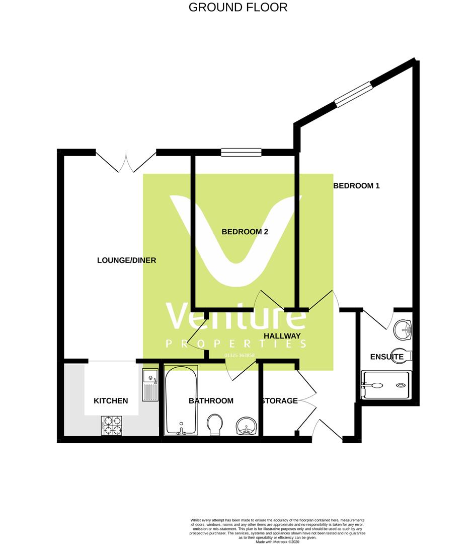 6, Westbeck House, Darlington floorplan