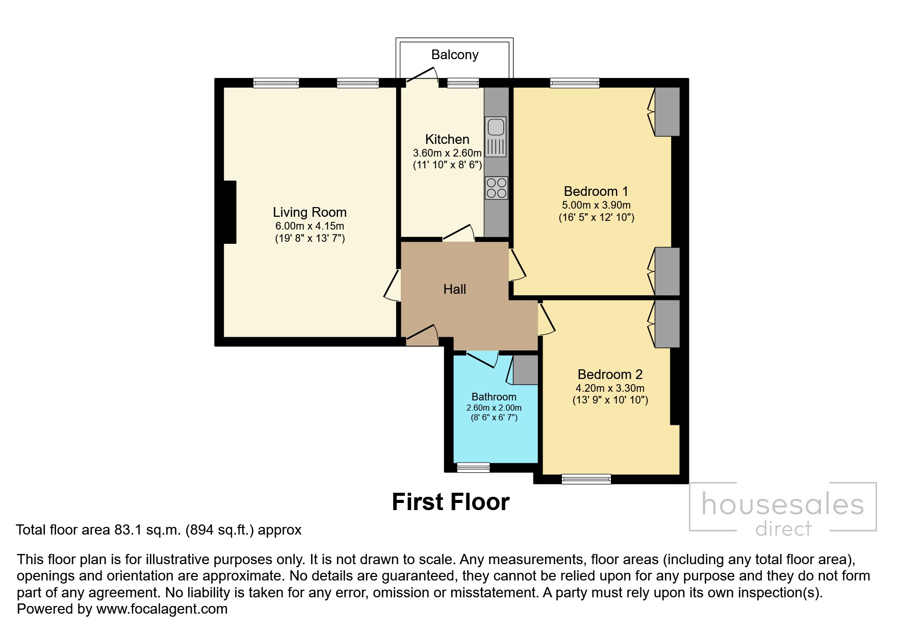 59 Sinclair Road, London floorplan