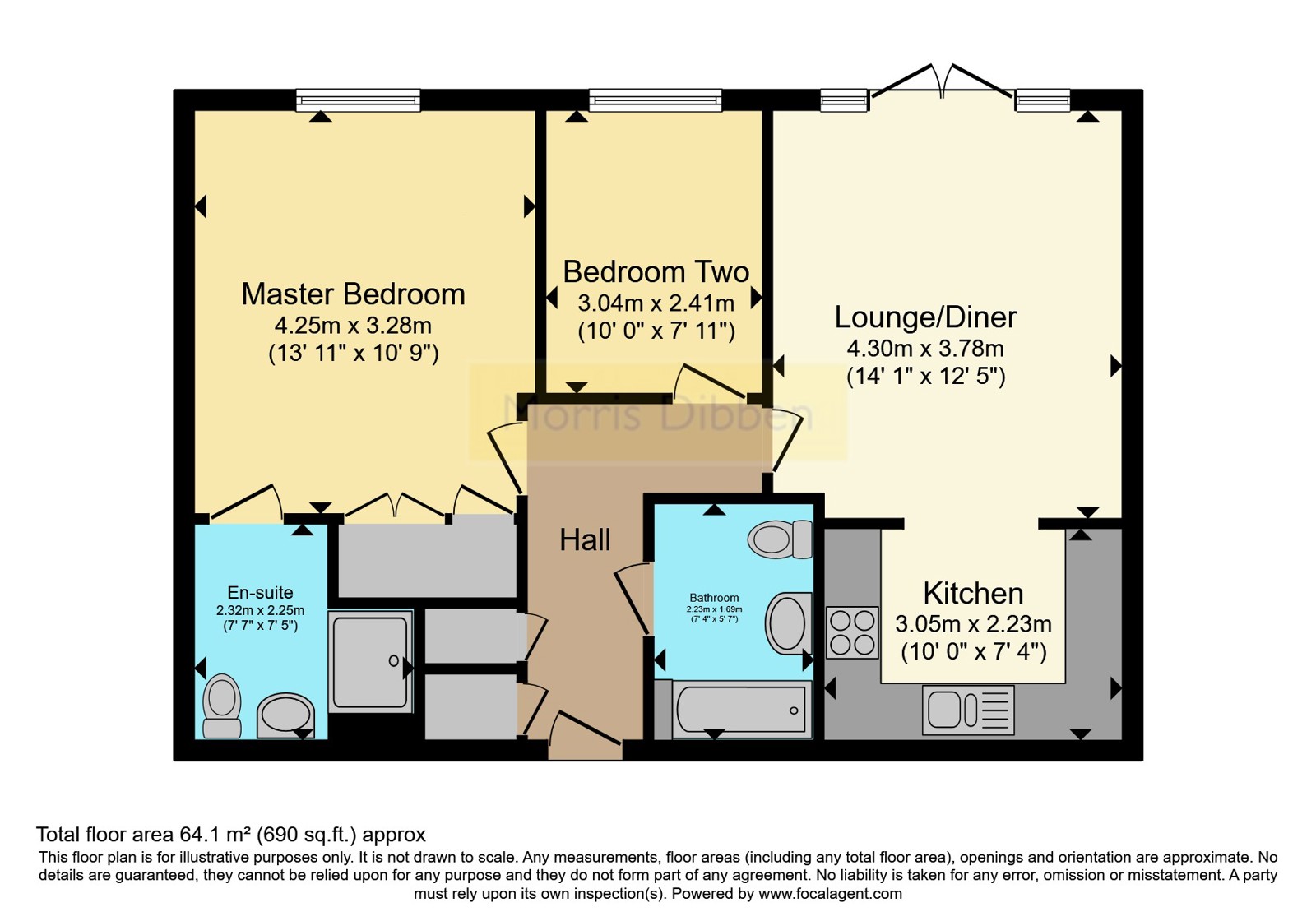 Sea Front, Hayling Island, Hampshire, PO11 floorplan