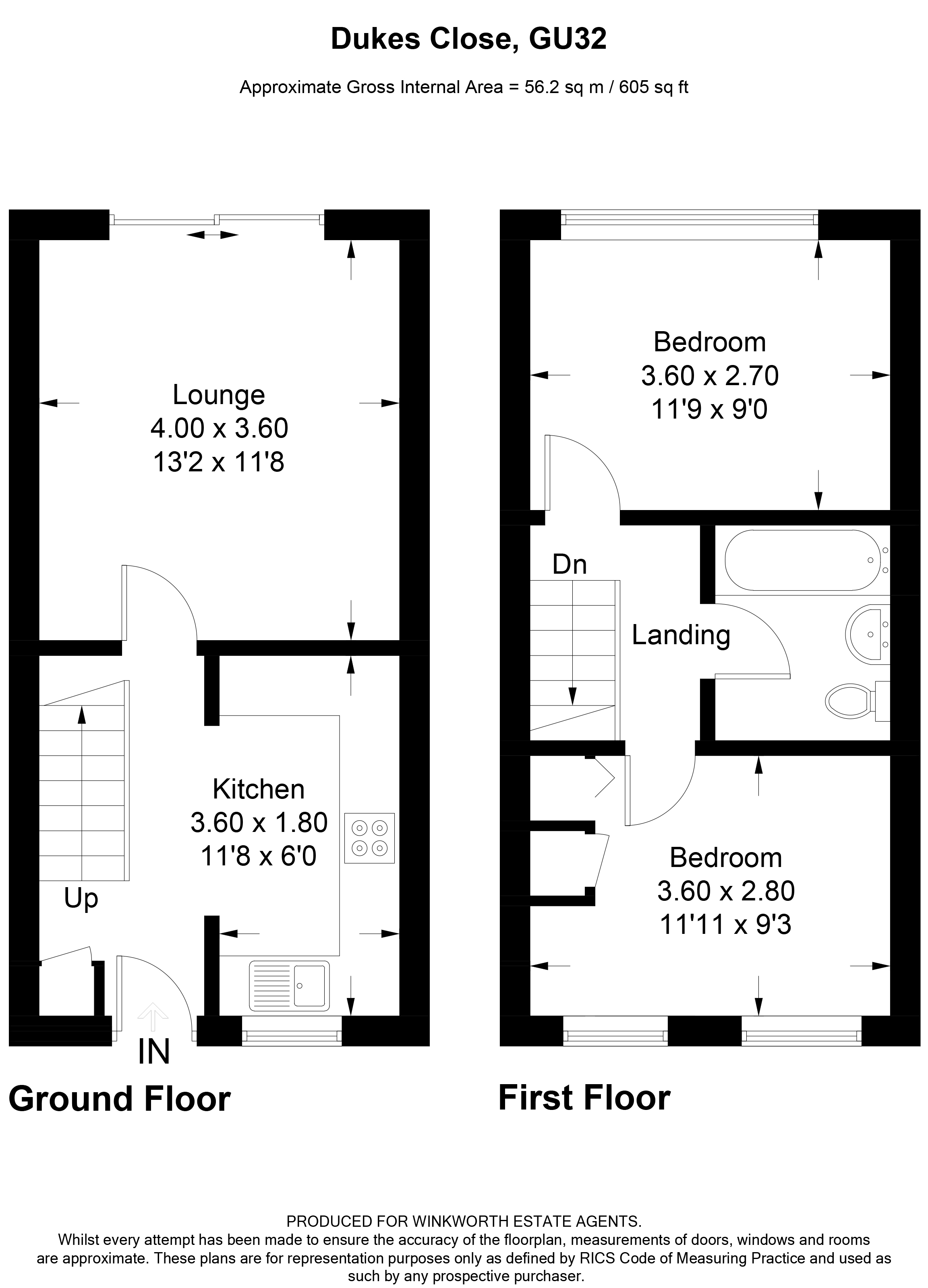 39, Dukes Close, Hampshire floorplan