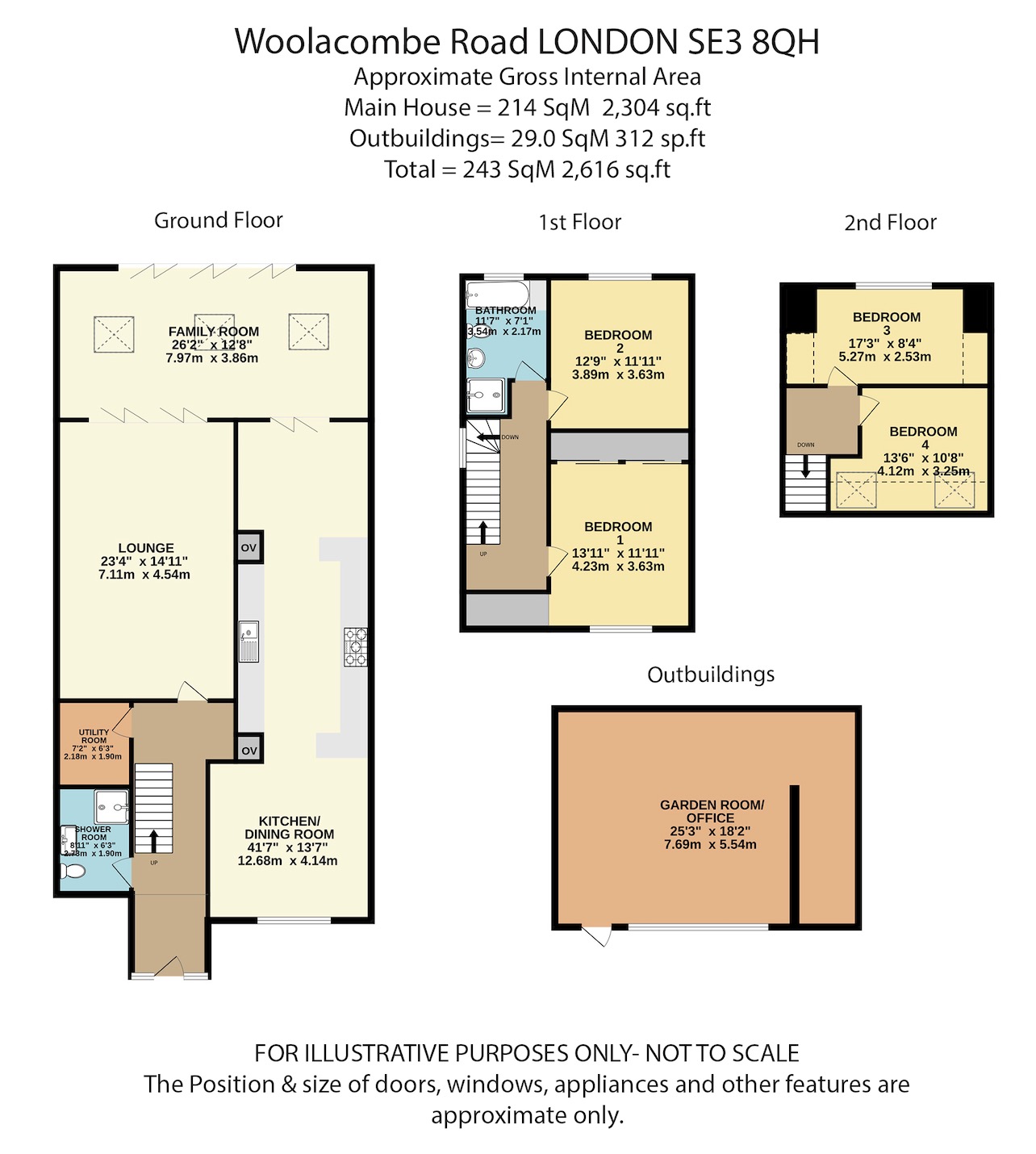 40, Woolacombe Road, London floorplan