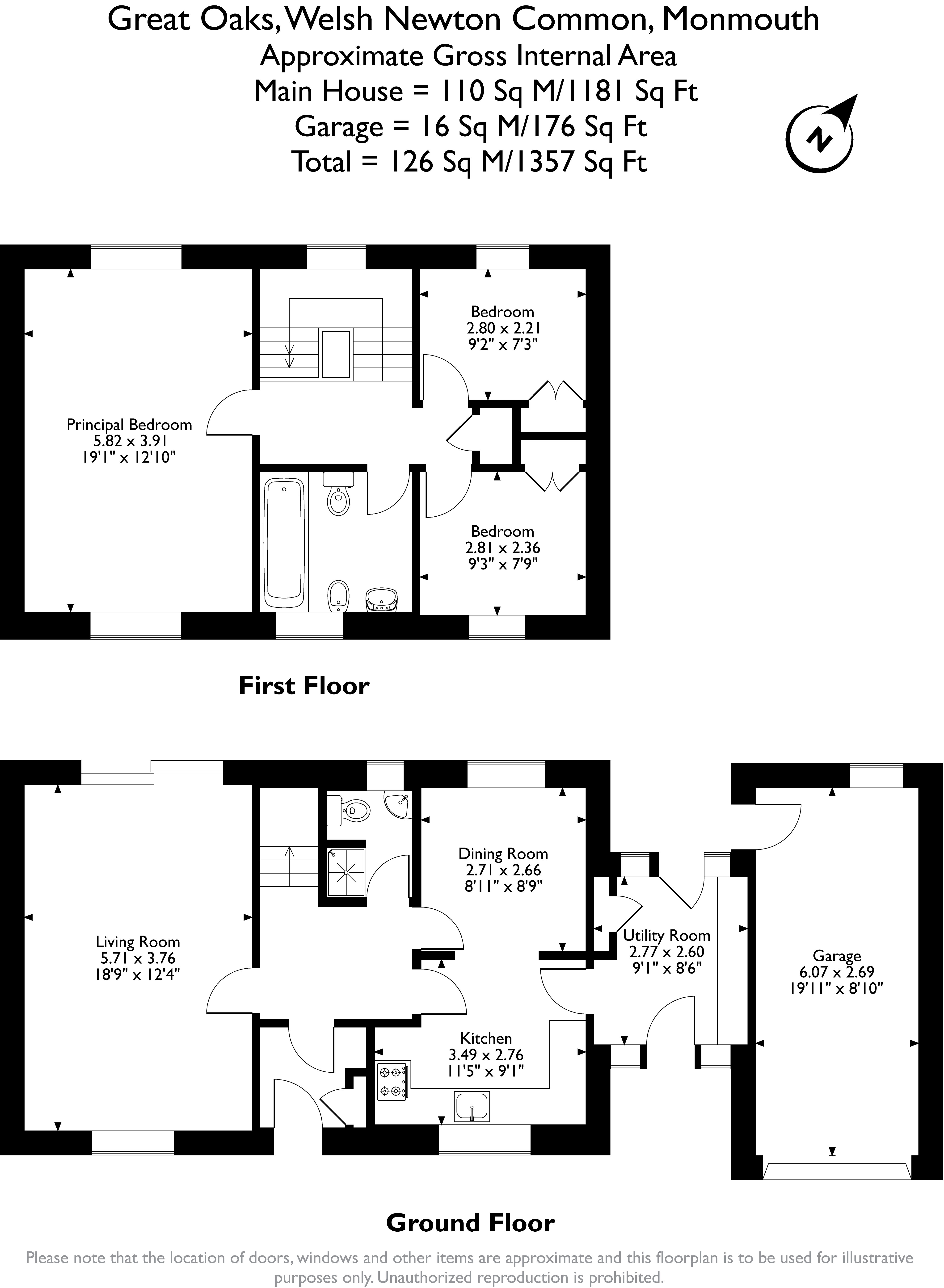 Welsh Newton Common, Monmouth NP25, 3 bedroom cottage for sale