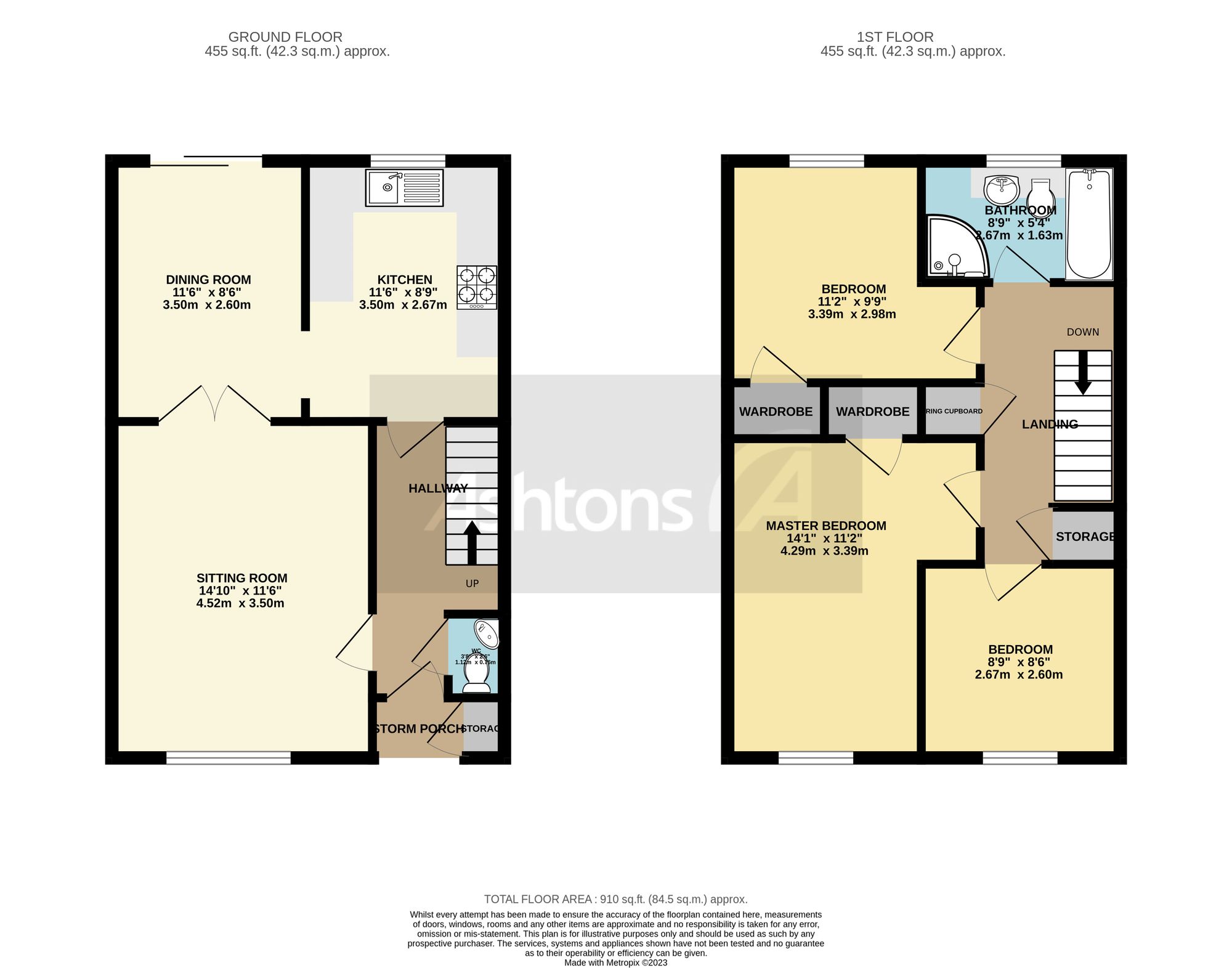 42 Oxmead Close, Warrington floorplan