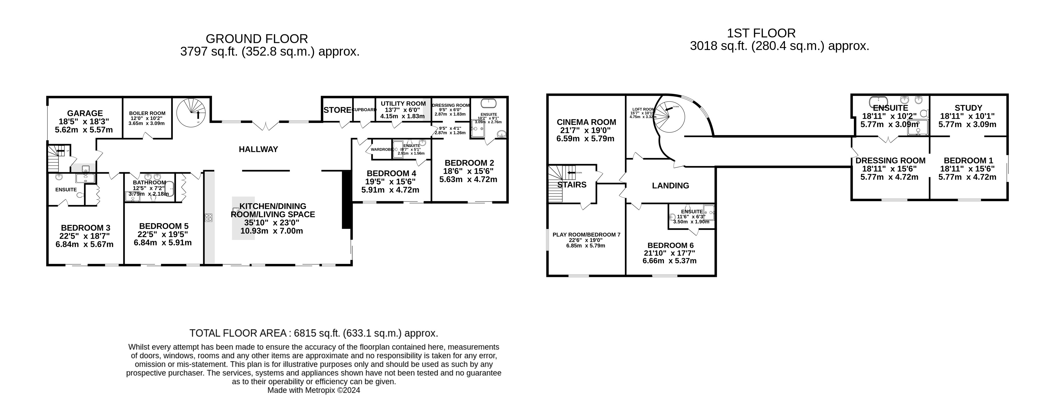 Wild Winds,, Pippacott Nr Braunton, Braunton floorplan
