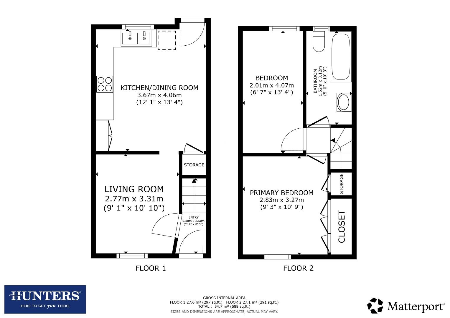 11, Bremner Street, Otley floorplan