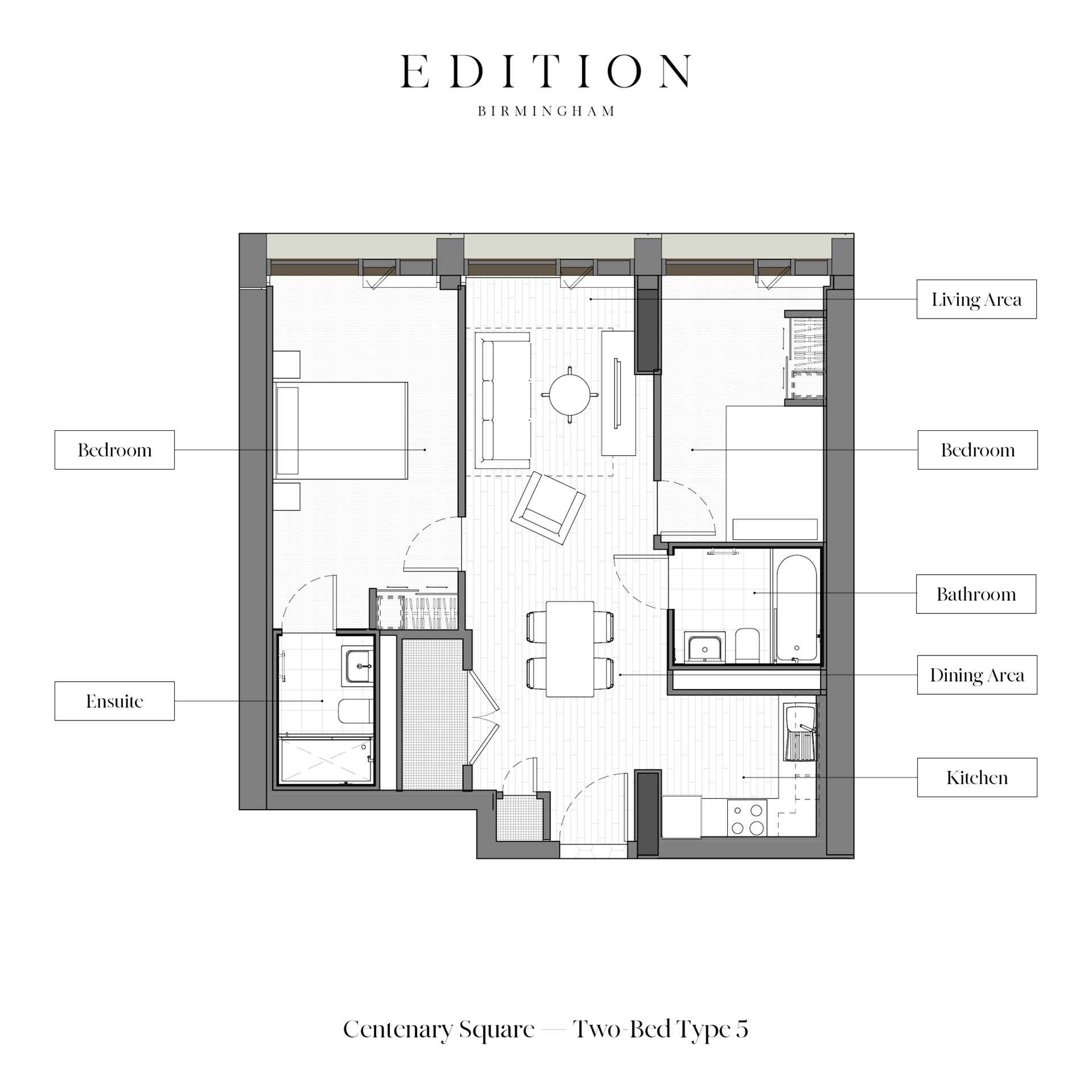 Ct-4007, Centenary Tower, Brindley Drive, Birmingham floorplan