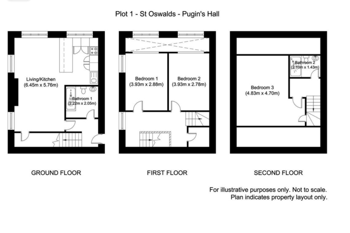 Apartment 3, Pugin's Hall, Liverpool floorplan