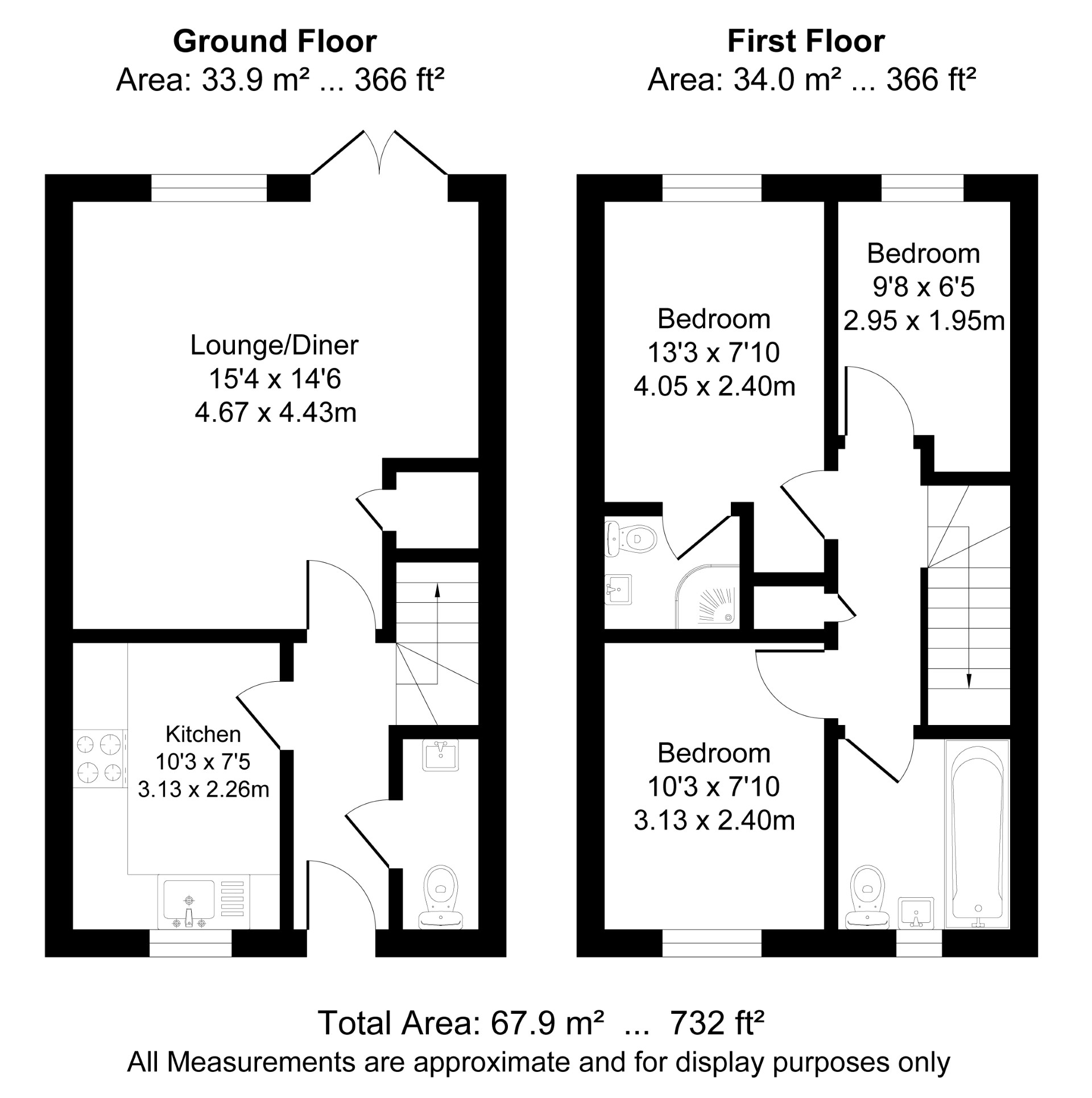 Prescod Close, Wellingborough floorplan