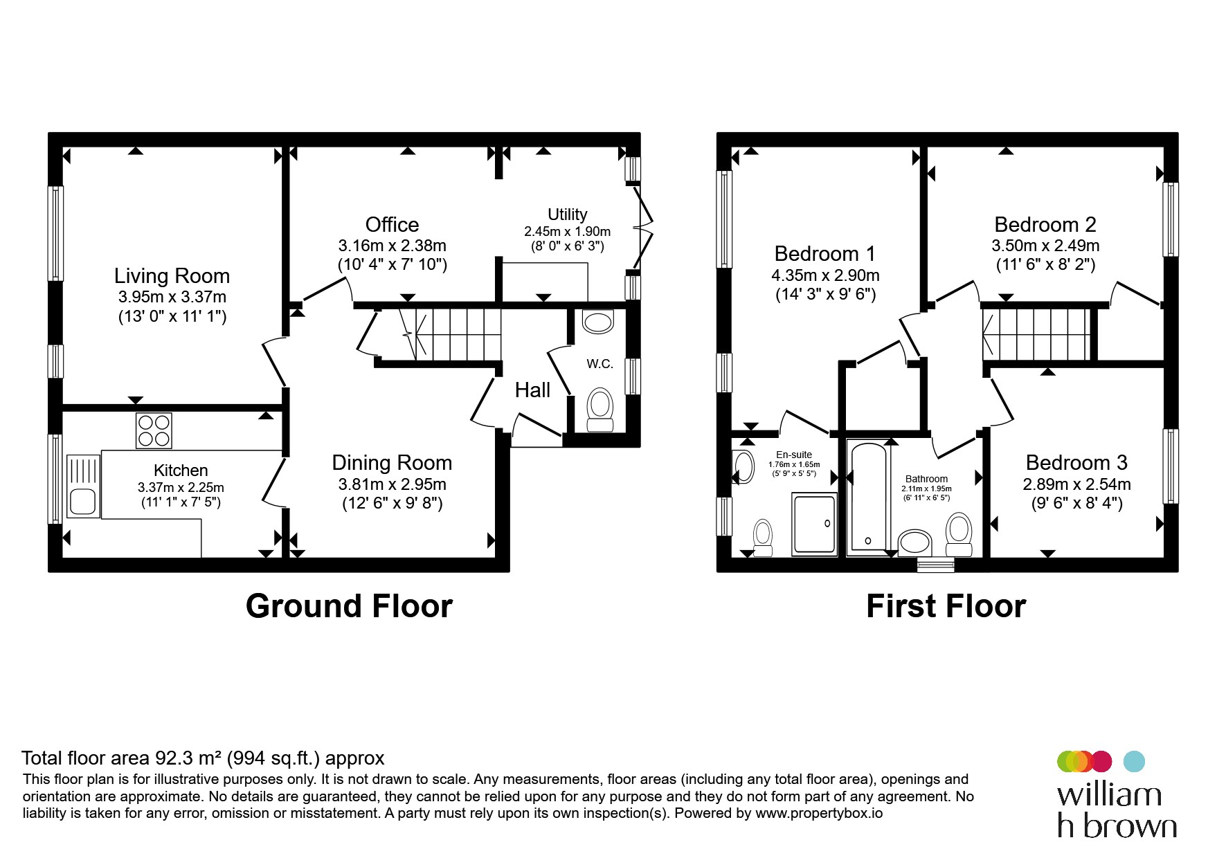12, Lupin Close, Mansfield floorplan