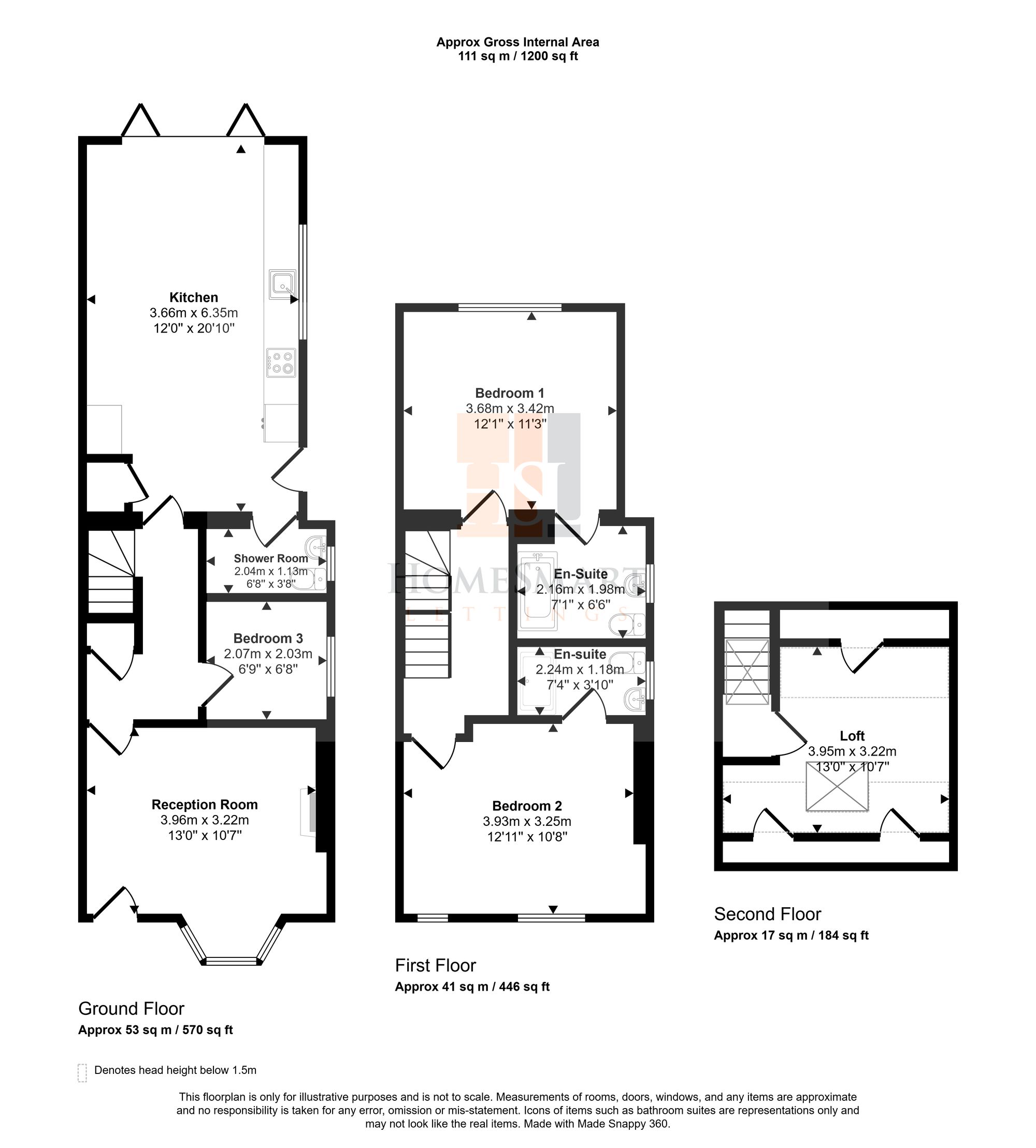 North View Chester Road, Tarporley floorplan
