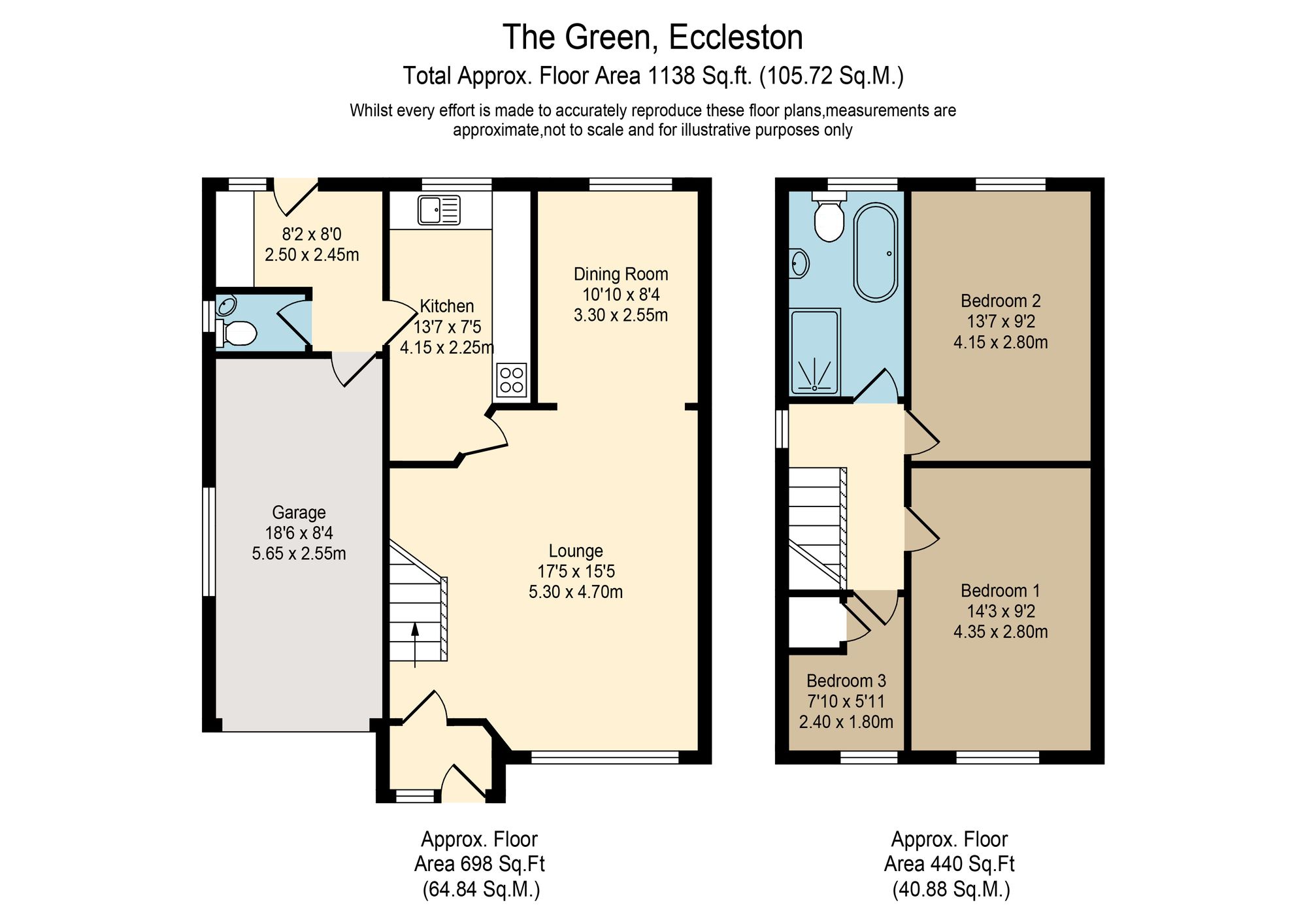 216a The Green, Chorley floorplan