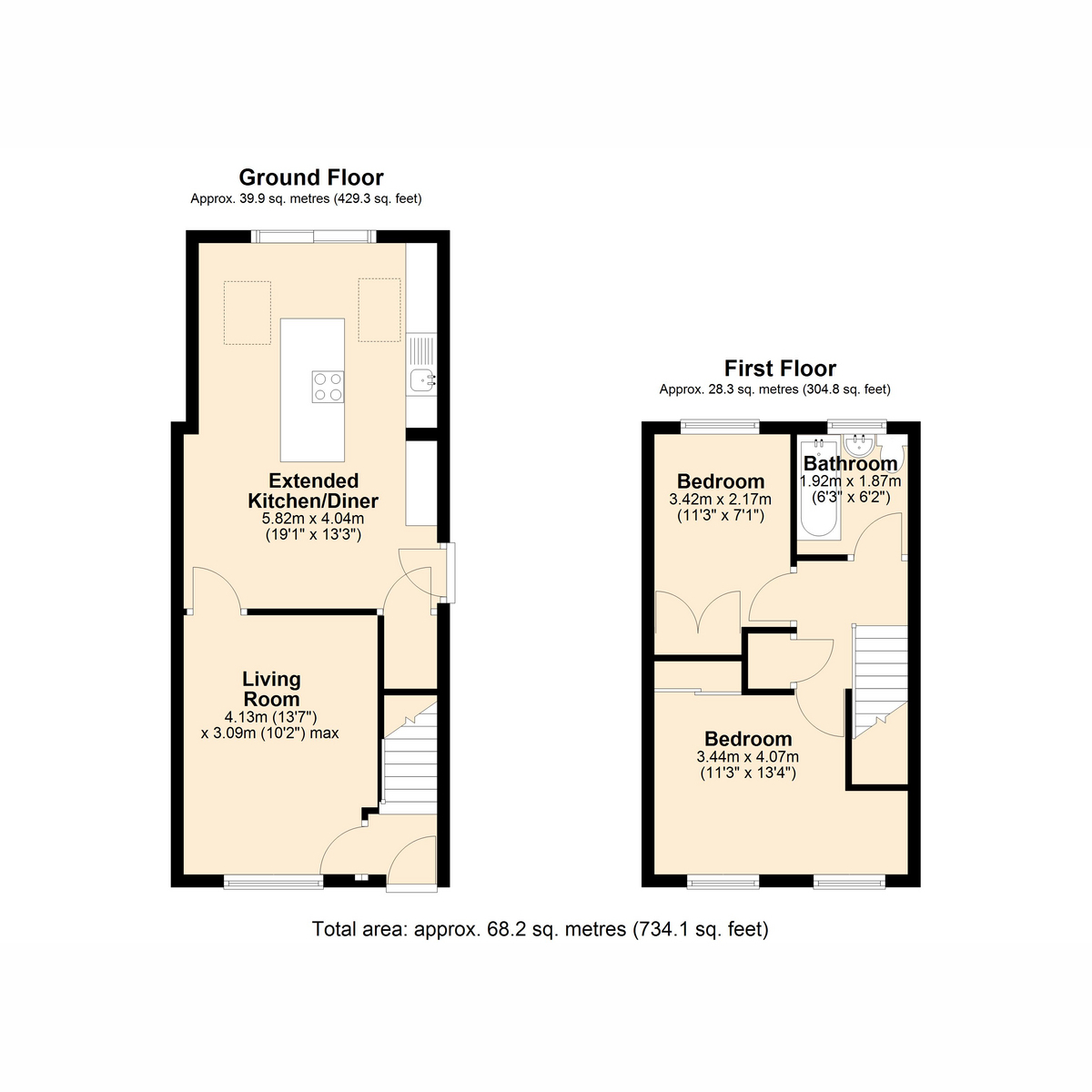16, Kemble Drive, Shrewsbury floorplan