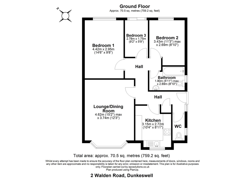 2, Walden Road Devon, Dunkeswell floorplan
